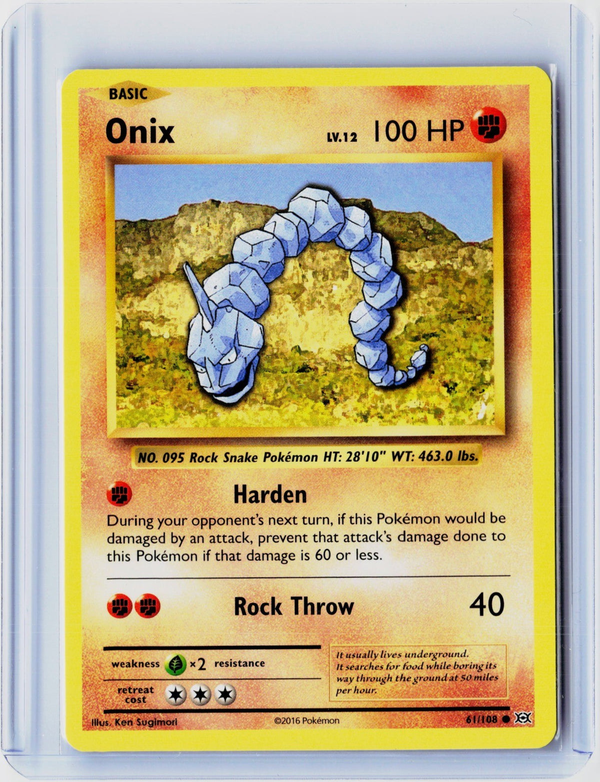 Onix Common XY - Evolutions 61/108 NM