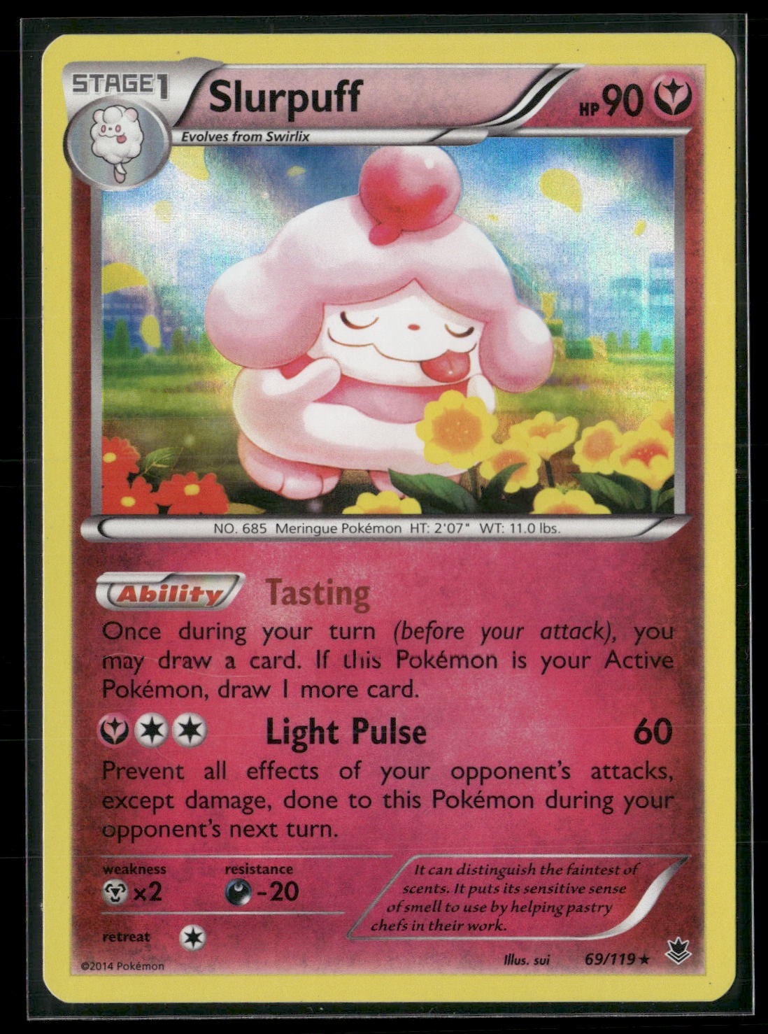 Slurpuff Holo Rare XY - Phantom Forces 69/119 NM