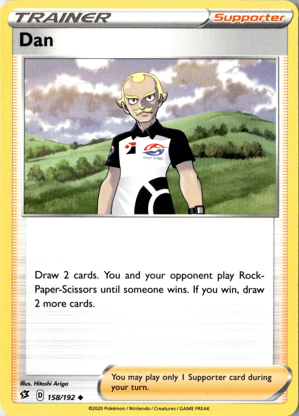 2020 POKEMON DAN 158/192 UNCOMMON REBEL CLASH NEAR MINT
