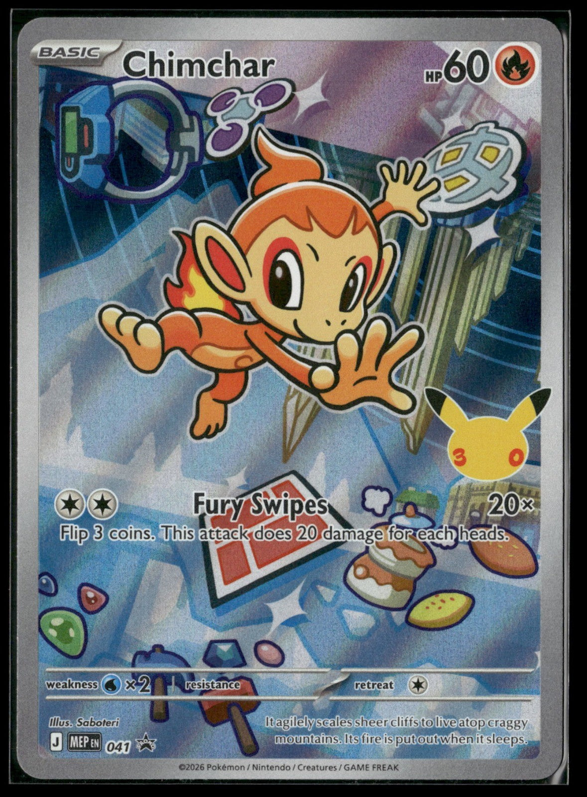 Chimchar Holo Promo ME: Mega Evolution Promo 041 NM