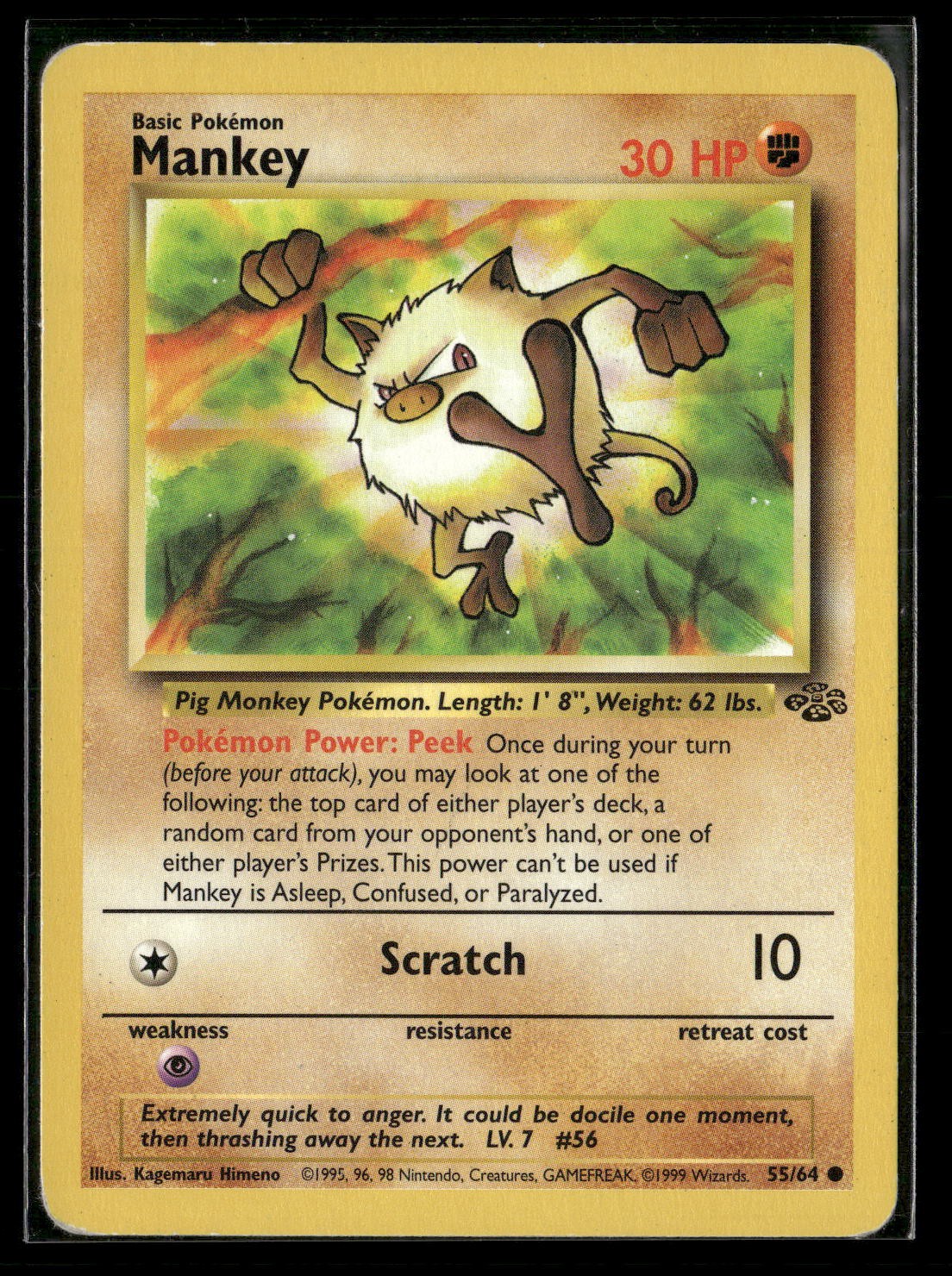 Mankey Unlimited Common Jungle 55/64 LP