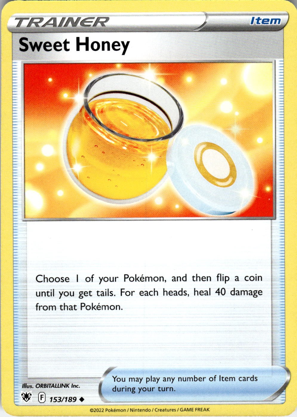 Sweet Honey 153/189 Uncommon Astral Radiance Pokemon Near Mint