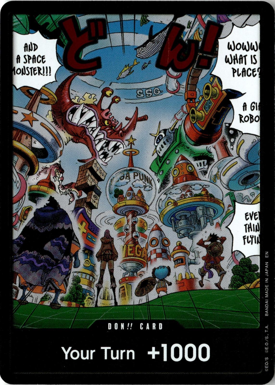 2026 ONE PIECE DON!! CARD (EGGHEAD) DON!! THE AZURE SEA'S SEVEN FOIL NEAR MINT
