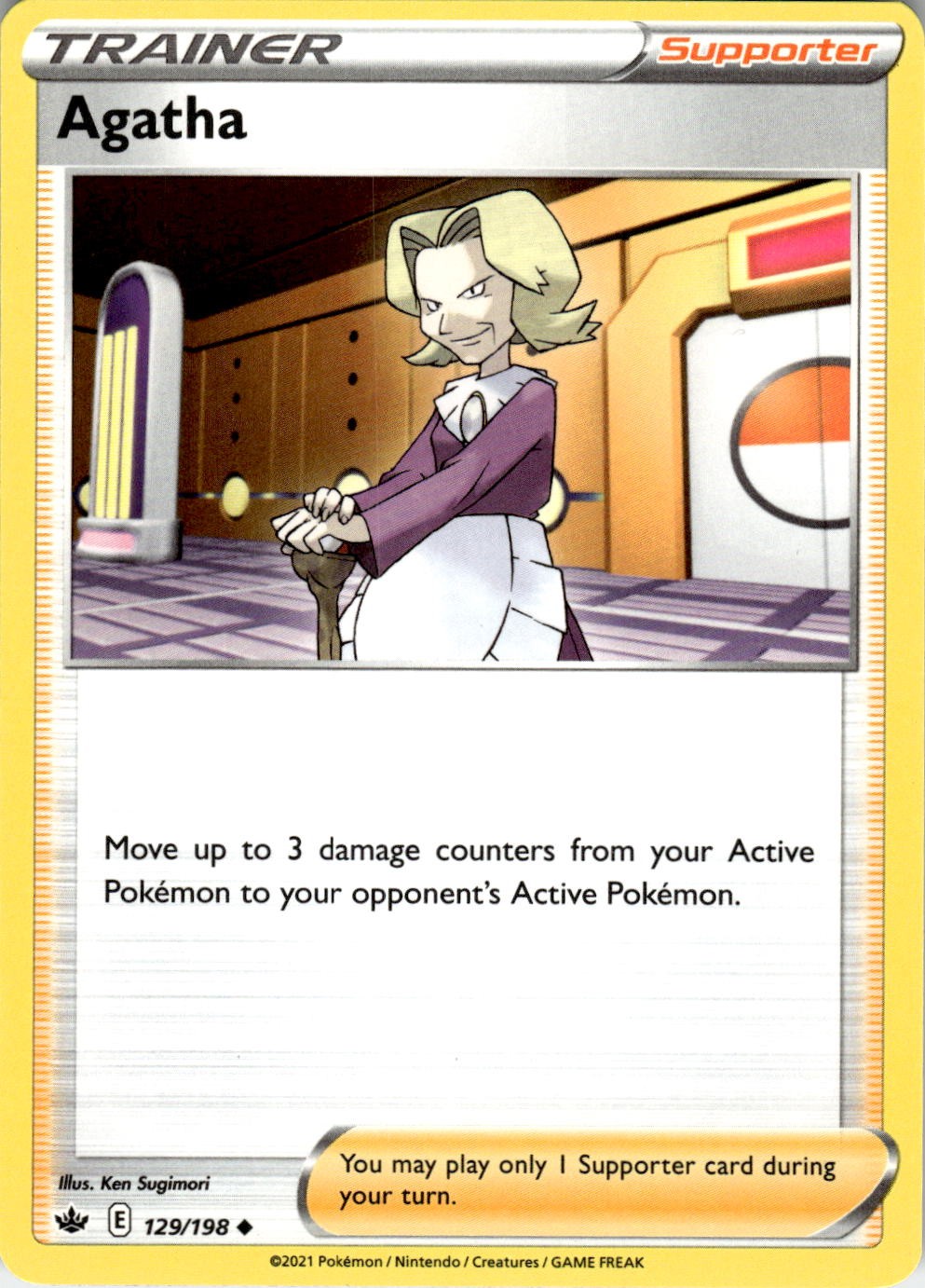 Agatha 129/198 Uncommon Chilling Reign Pokemon Near Mint