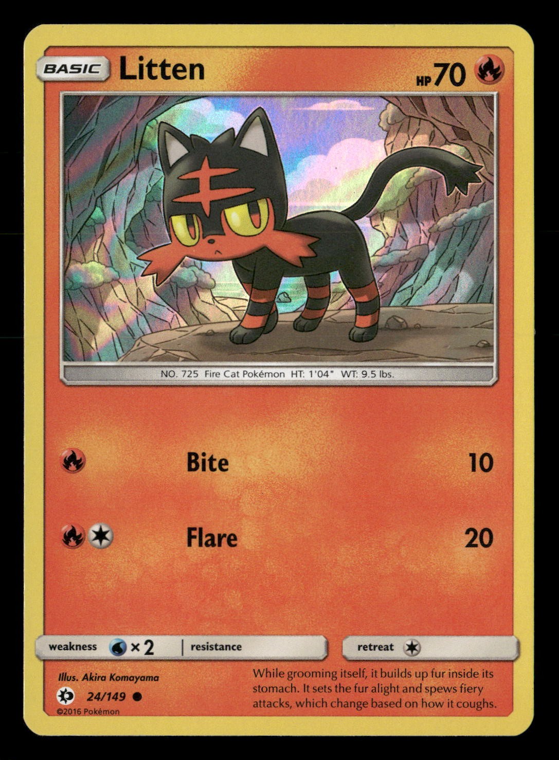 Litten (Water Web Holo) Holo Promo Miscellaneous Cards & Products 024/149 NM