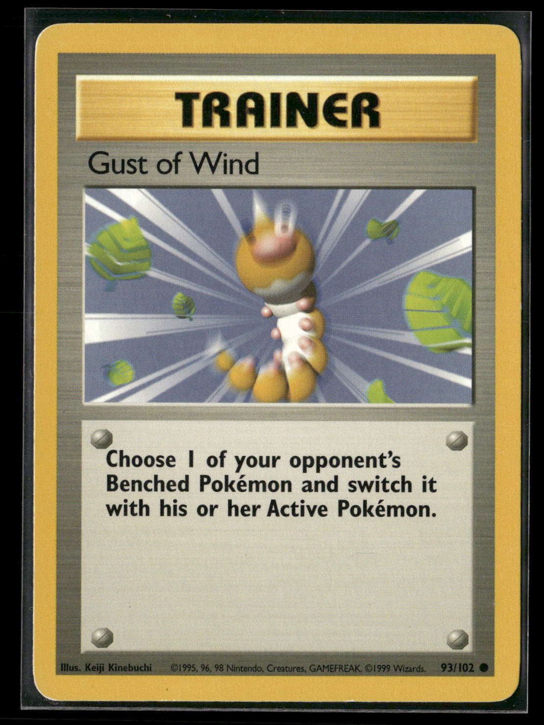 Gust of Wind Common Base Set 093/102 NM