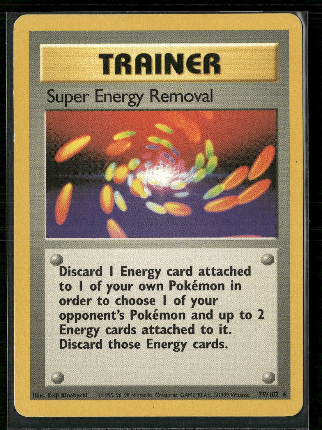 Super Energy Removal Rare Base Set 079/102 LP