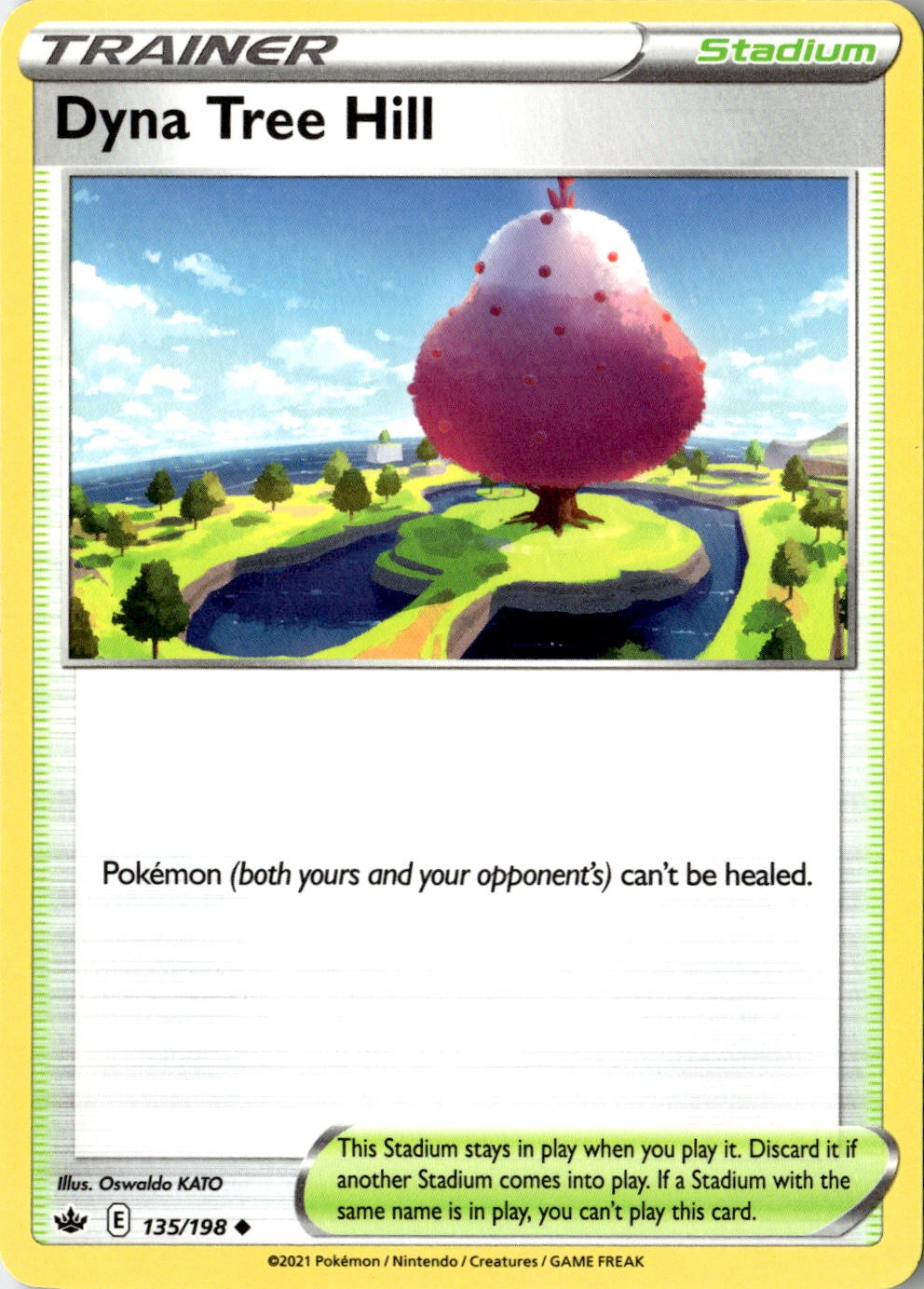 2021 POKEMON DYNA TREE HILL 135/198 UNCOMMON CHILLING REIGN NEAR MINT