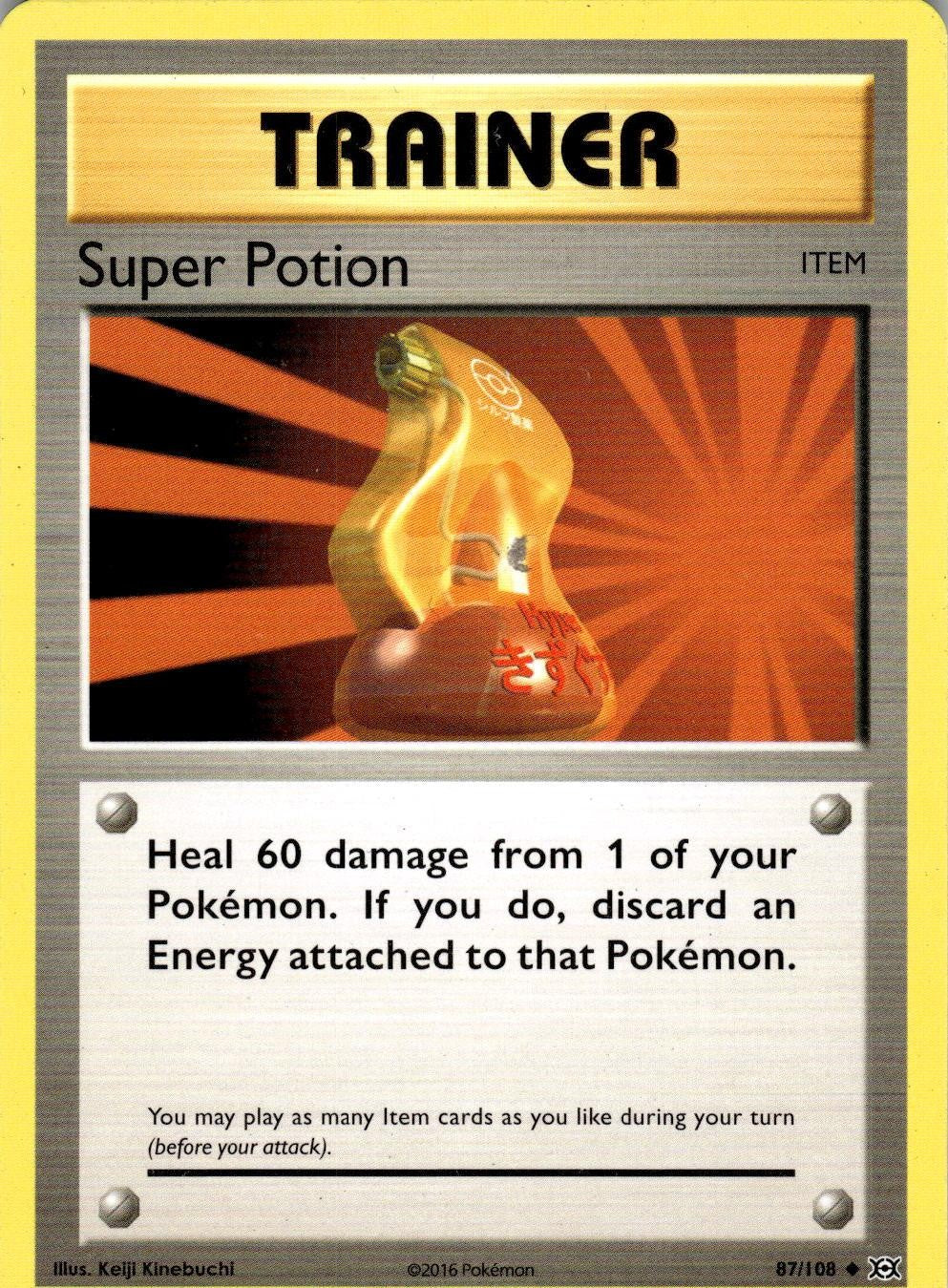 Super Potion 87/108 Uncommon Evolutions Pokemon Near Mint