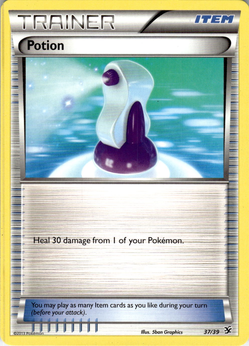 Potion 37/39 Kalos Starter Set Pokemon Near Mint