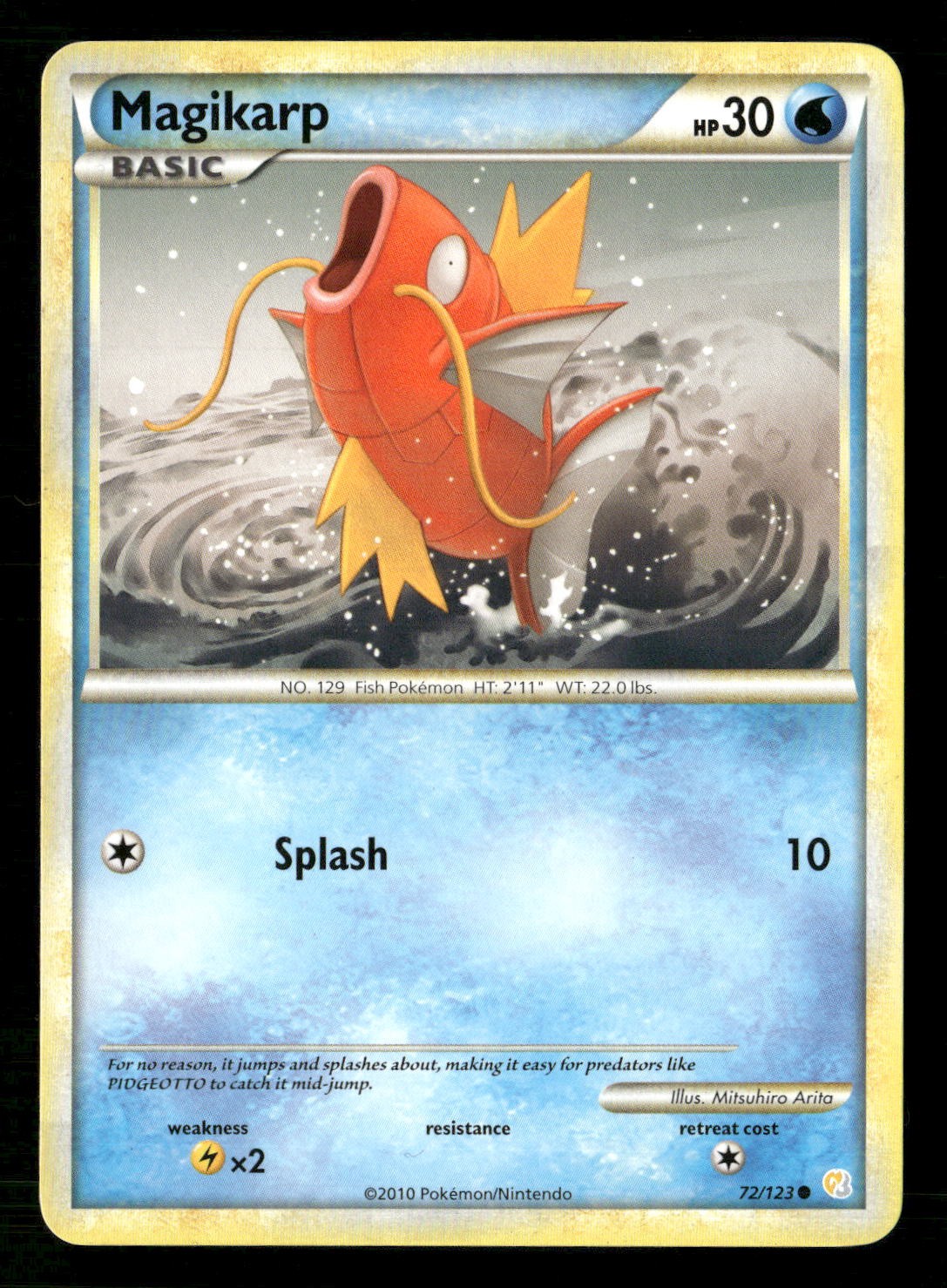 Magikarp Common HeartGold SoulSilver 72/123 NM
