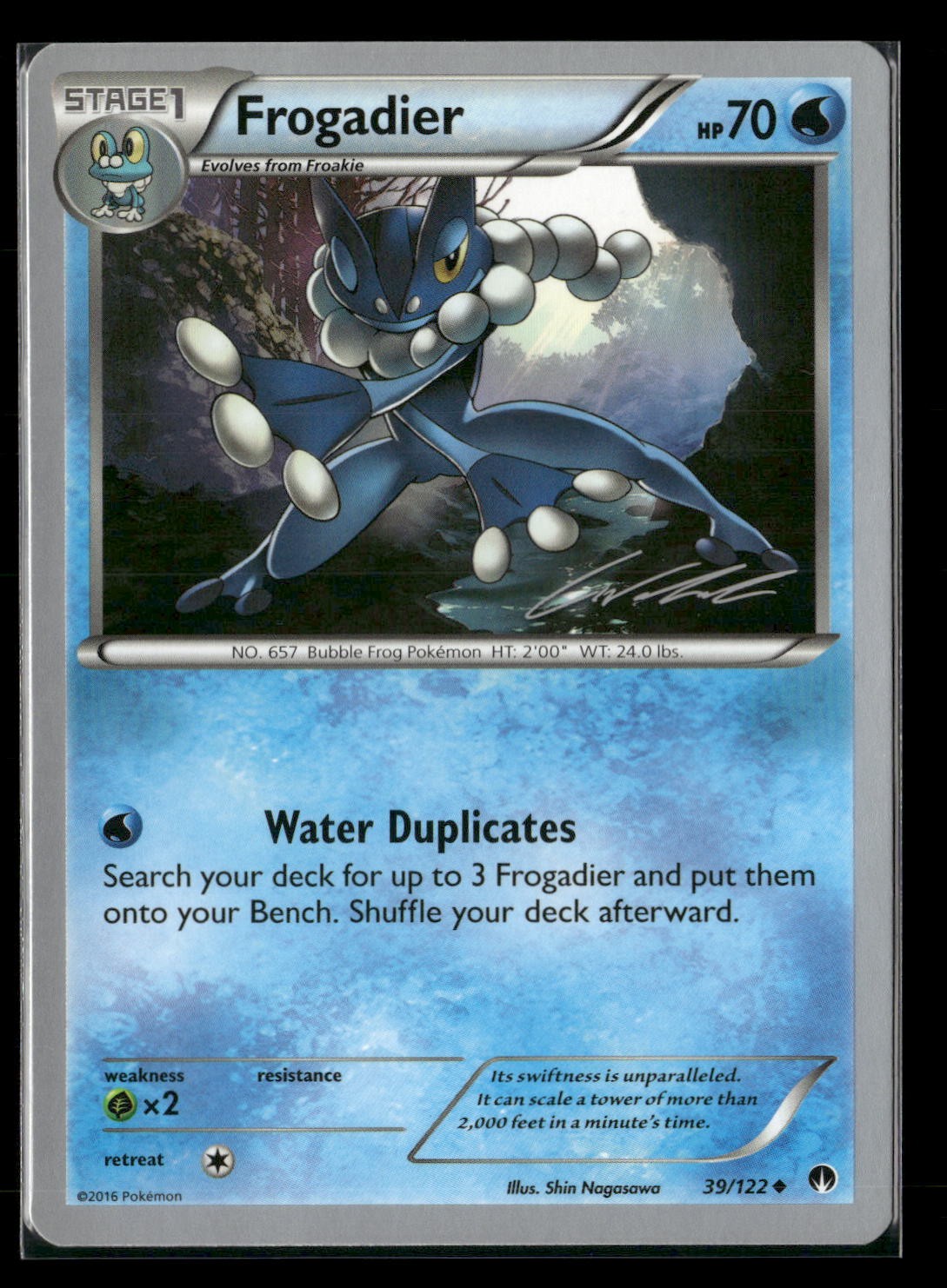Frogadier - 2016 (Cody Walinski) Uncommon World Championship Decks 39/122 NM
