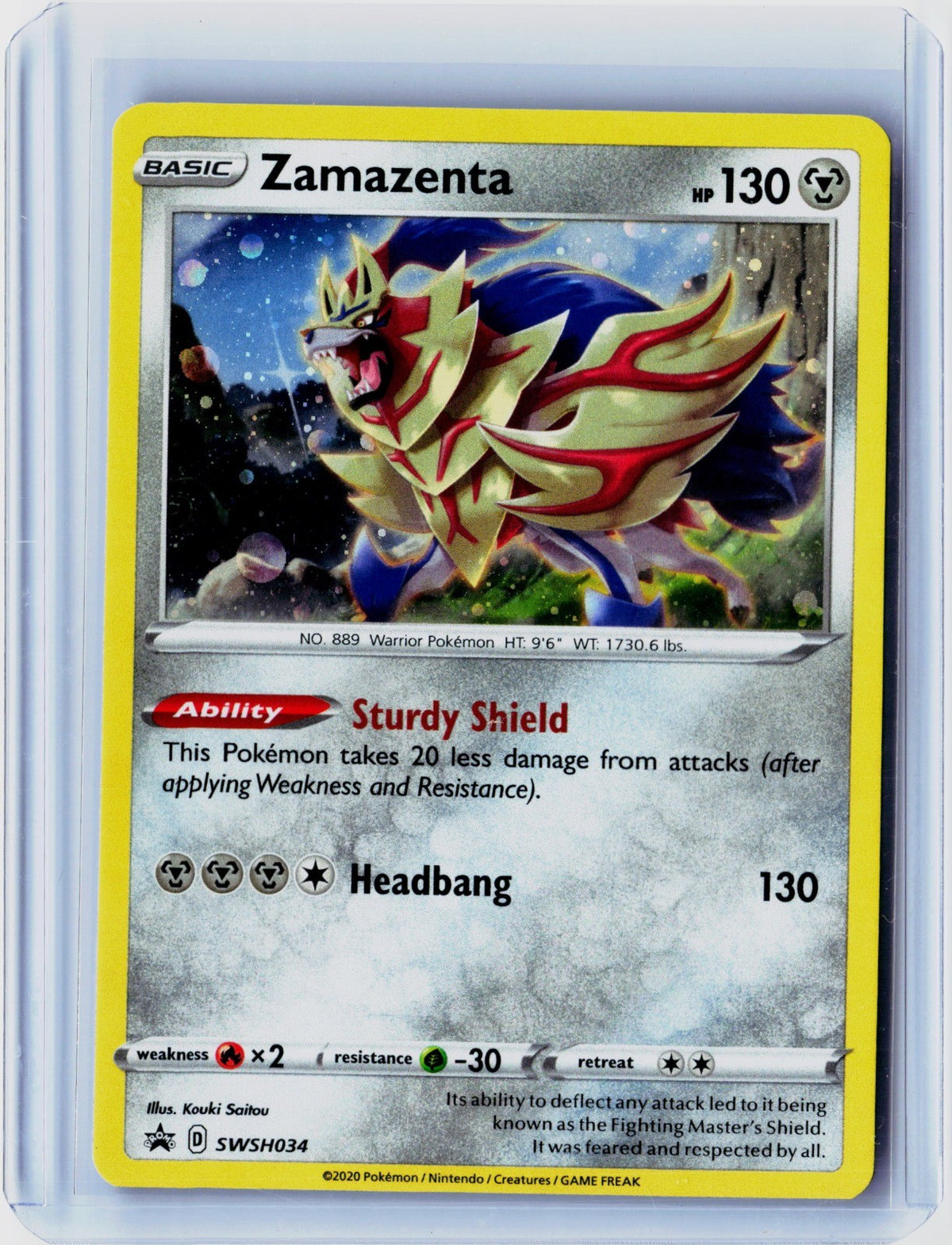 Zamazenta Holo Promo SWSH: Sword & Shield Promo Cards SWSH034 NM