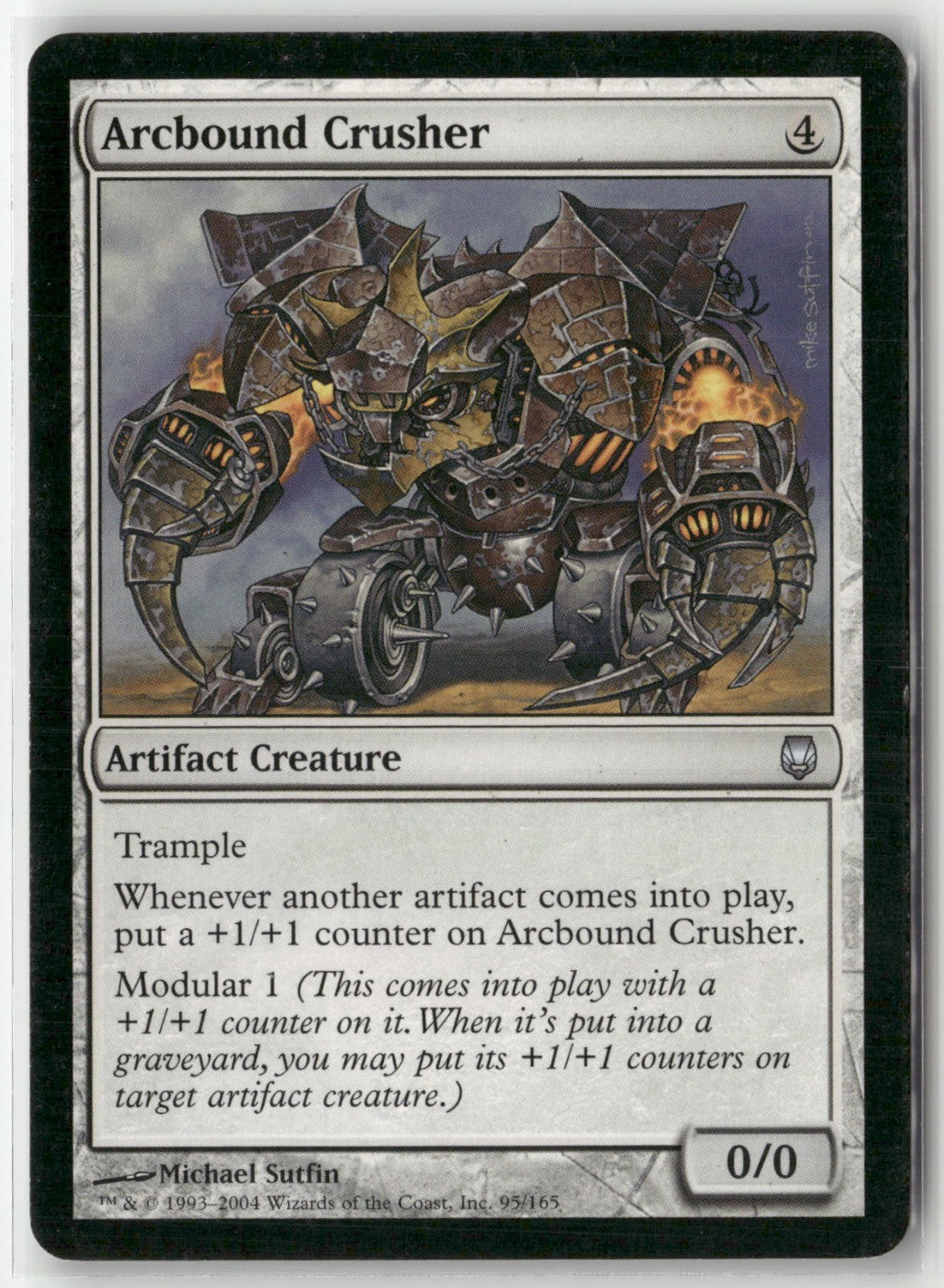 Arcbound Crusher U Darksteel 95 NM