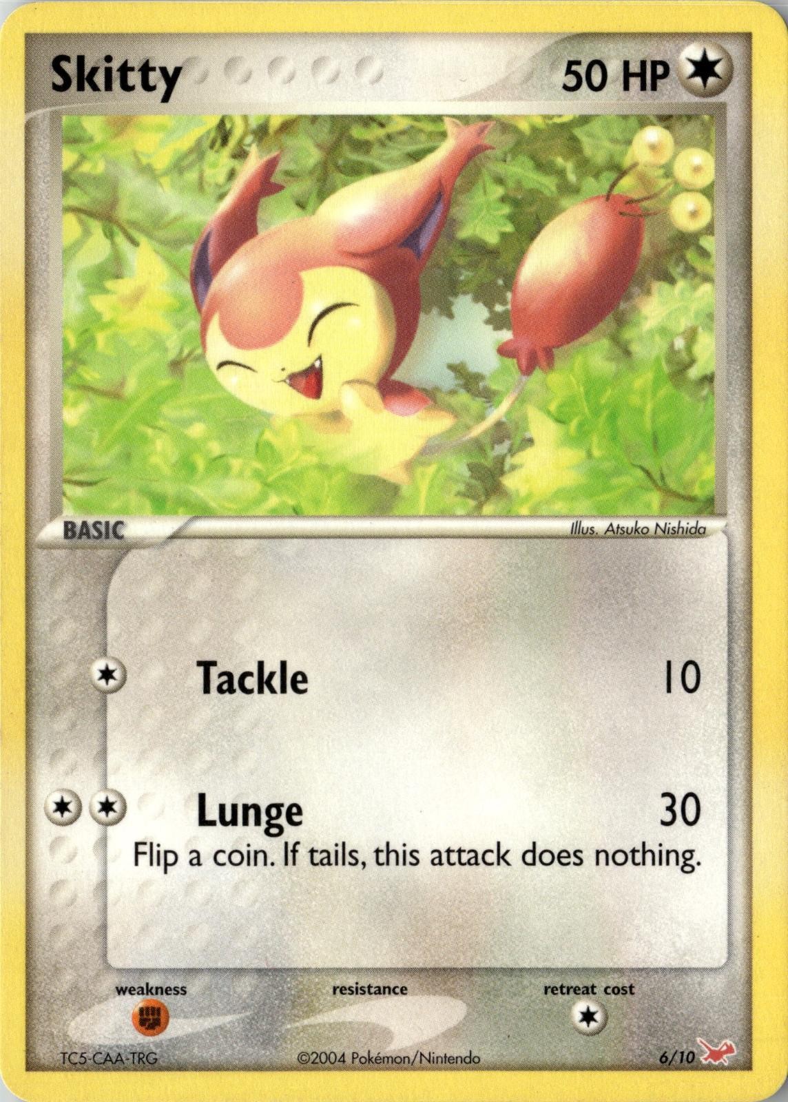 2004 POKEMON SKITTY 6/10 EX TRAINER KIT LATIAS NEAR MINT