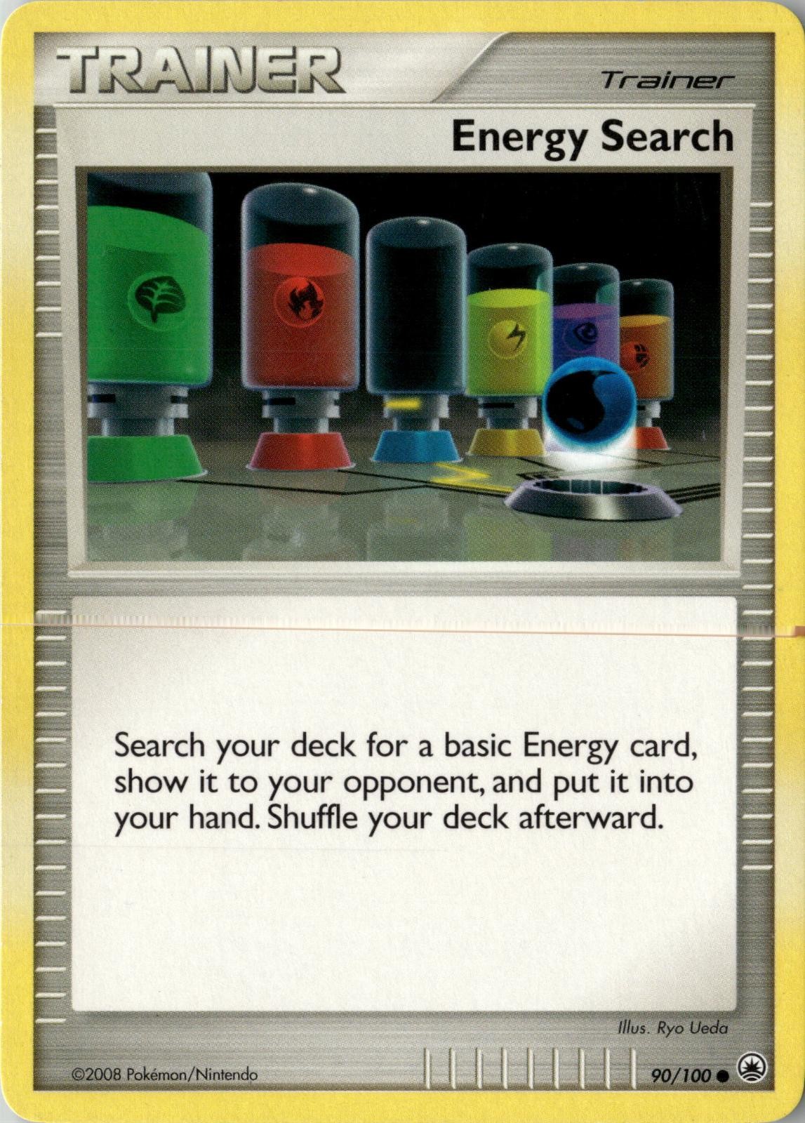 2008 POKEMON ENERGY SEARCH 90/100 COMMON MAJESTIC DAWN NEAR MINT