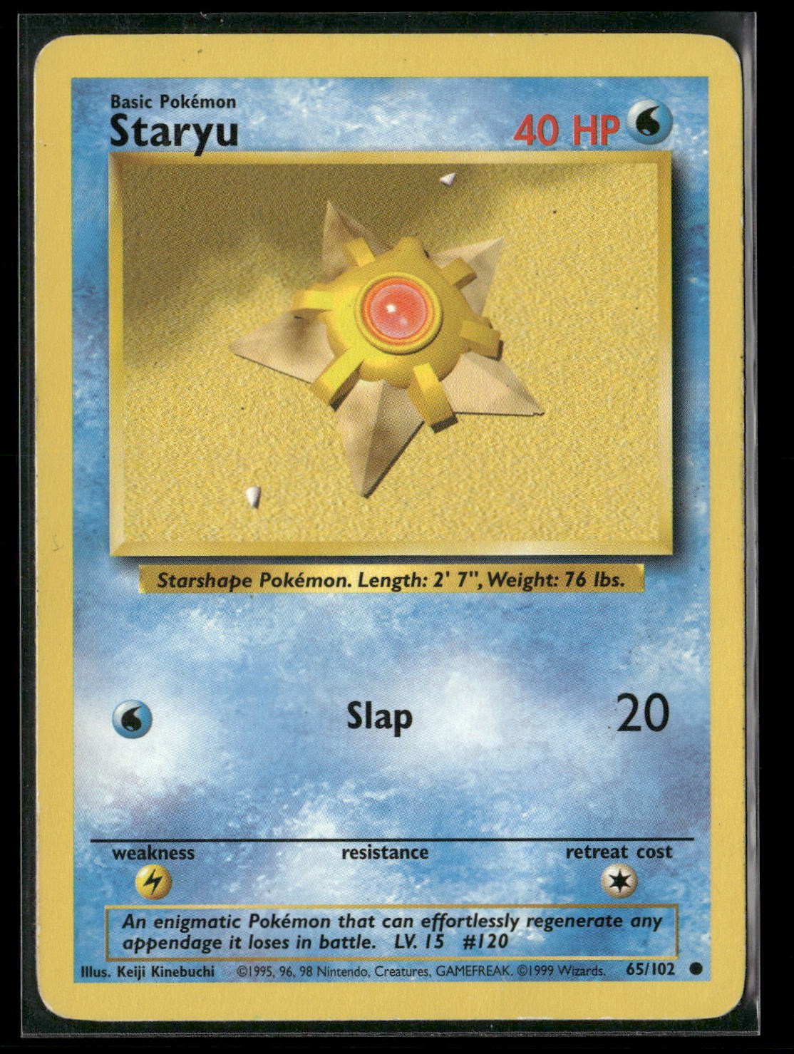 Staryu Common Base Set 065/102 LP