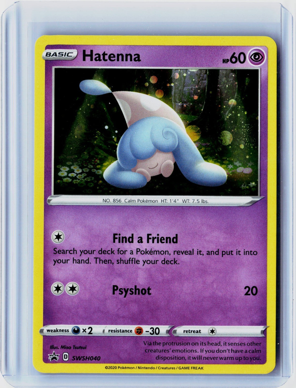 Hatenna Holo Promo SWSH: Sword & Shield Promo Cards SWSH040 NM