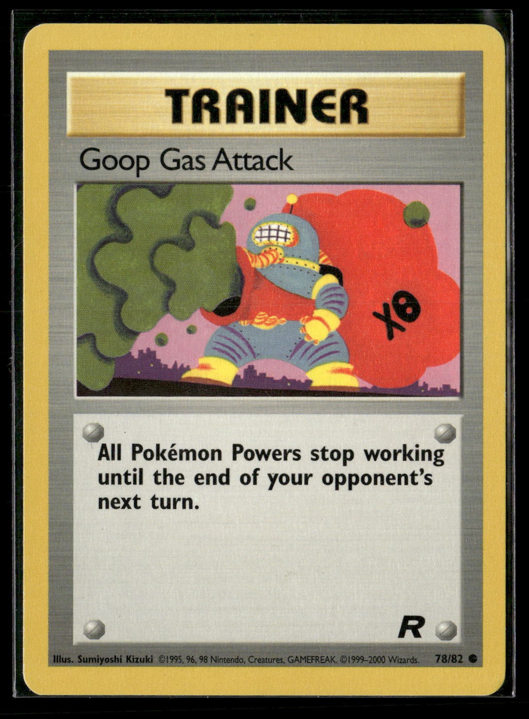 Goop Gas Attack Unlimited Common Team Rocket 78/82 NM