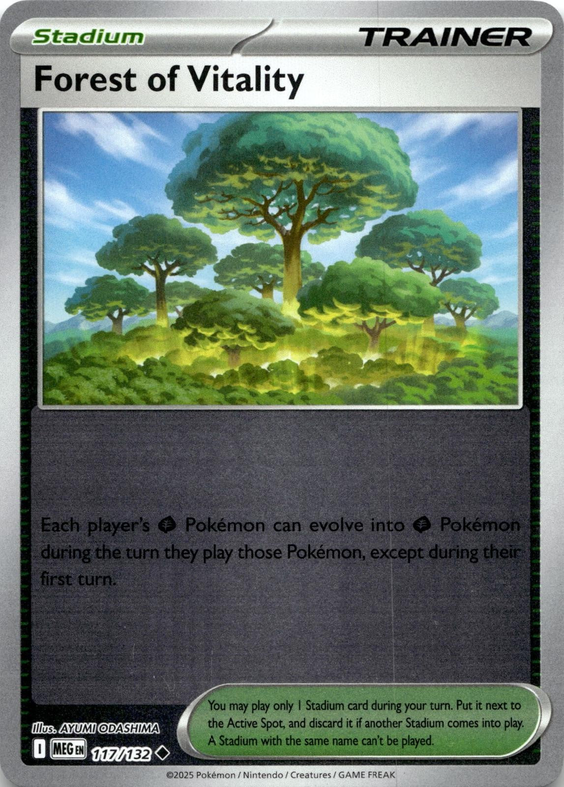 Forest of Vitality 117/132 Uncommon Prize Pack Series Cards Pokemon Near Mint