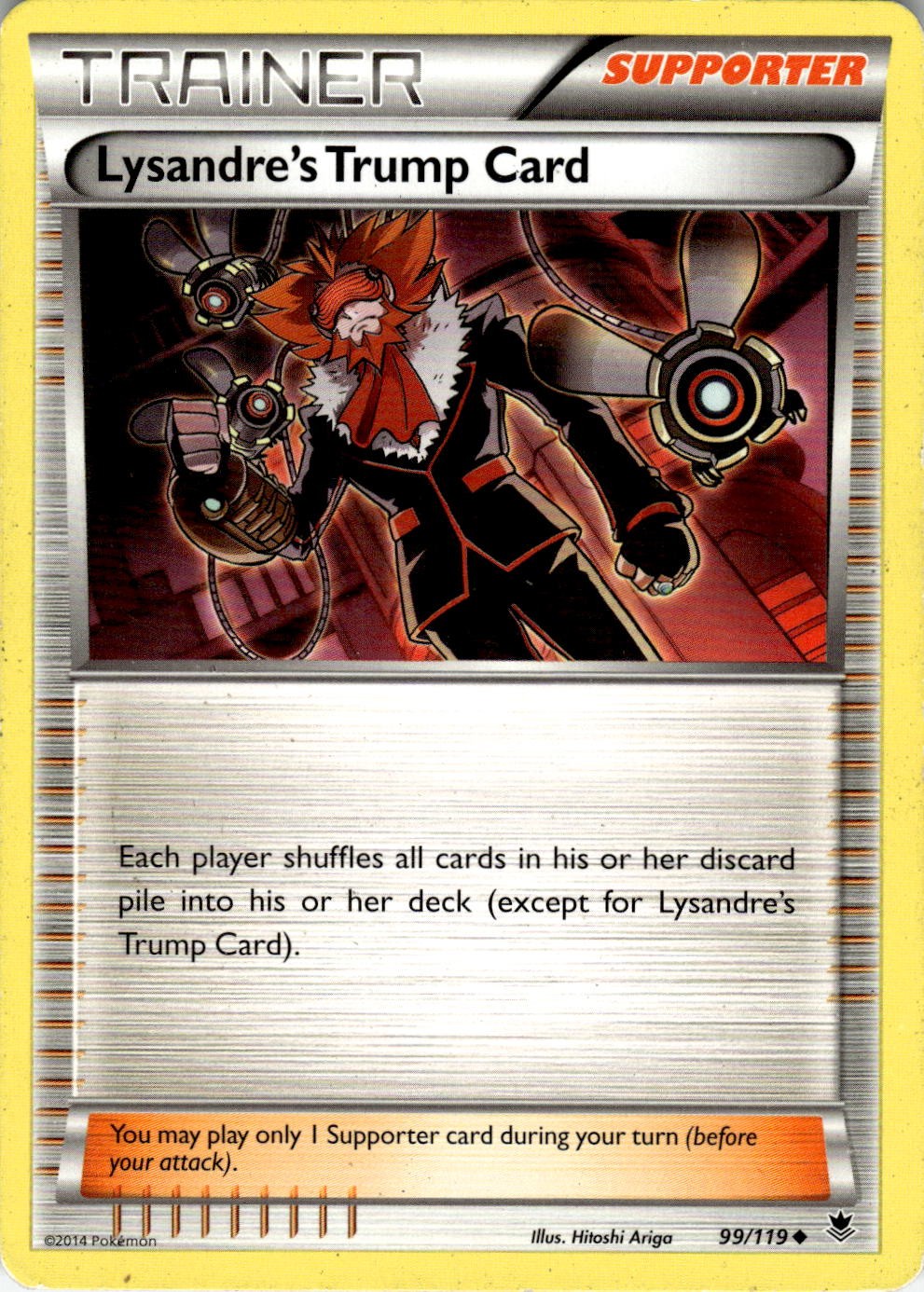 Lysandre's Trump Card 99/119 Uncommon Phantom Forces Pokemon Near Mint