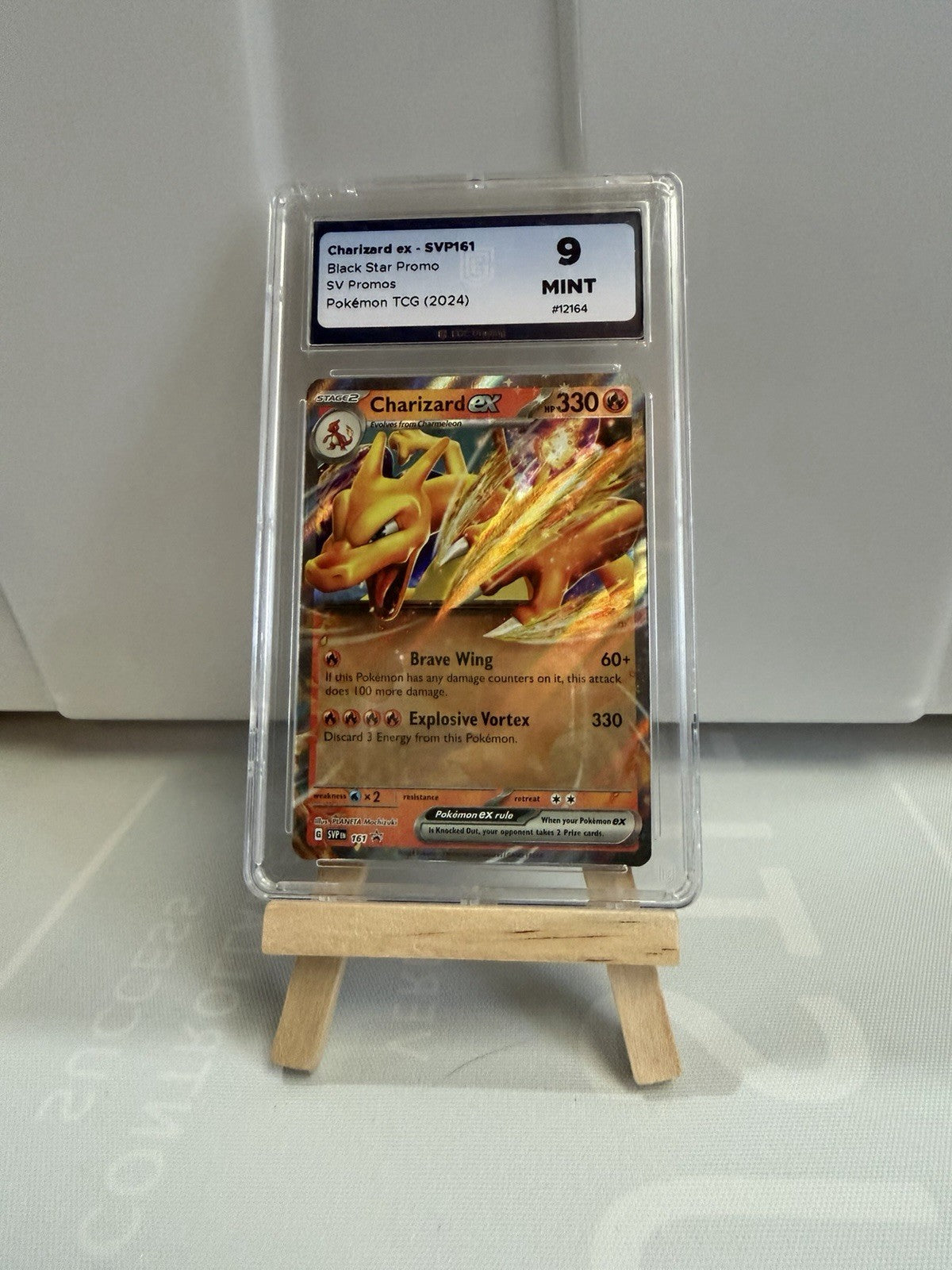 Charizard EX SVP 161 Black Star Promo Pokemin Graded Card 2024 (9)