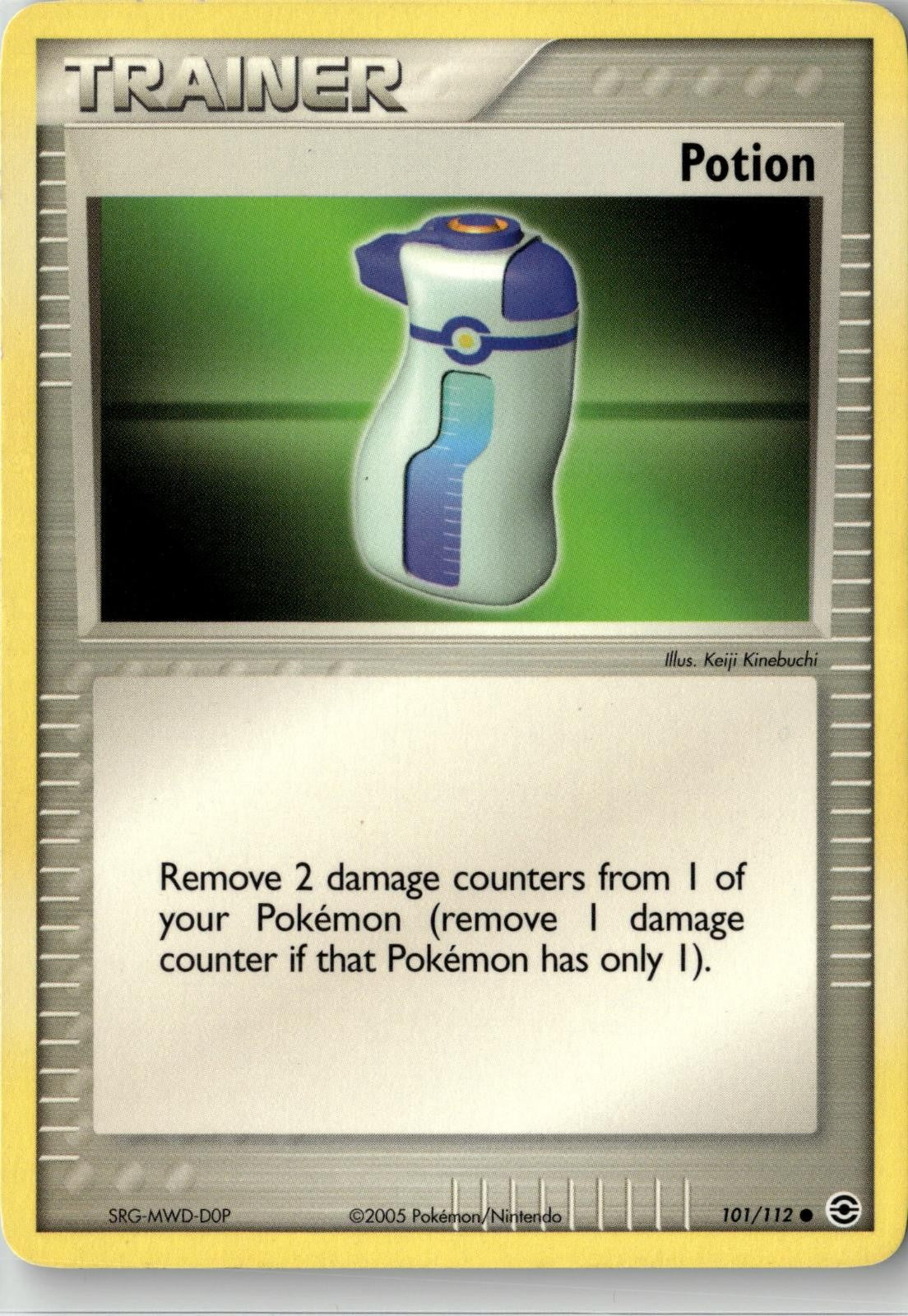 2004 POKEMON POTION 101/112 COMMON FIRERED & LEAFGREEN NEAR MINT