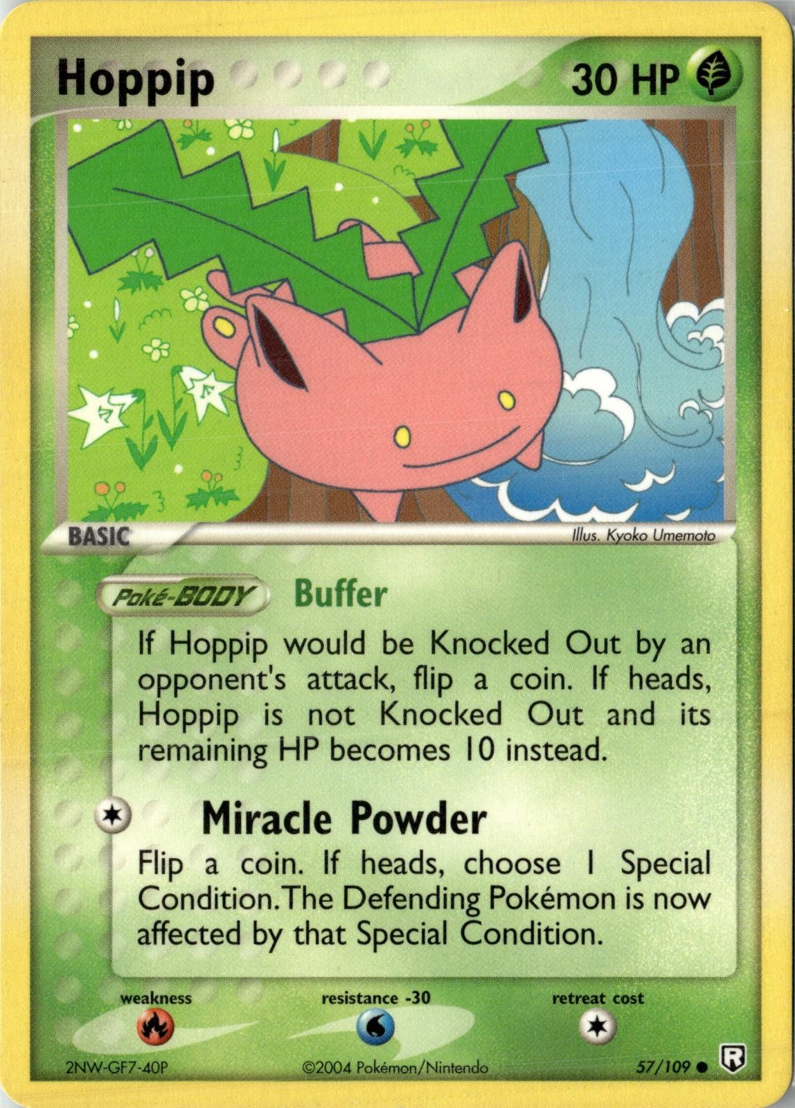 2004 POKEMON HOPPIP 57/109 COMMON TEAM ROCKET RETURNS NEAR MINT