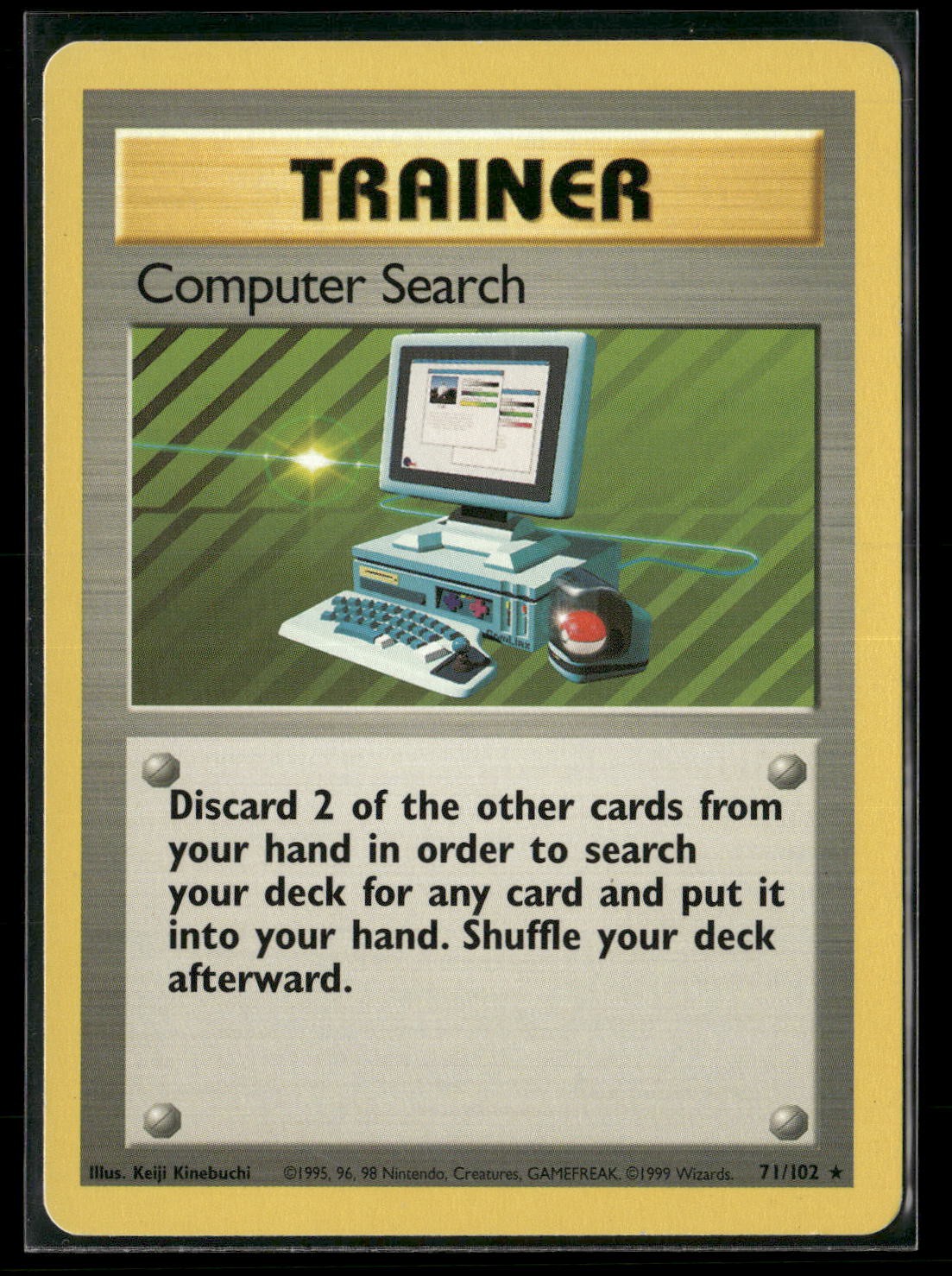 Computer Search Rare Base Set 071/102 NM
