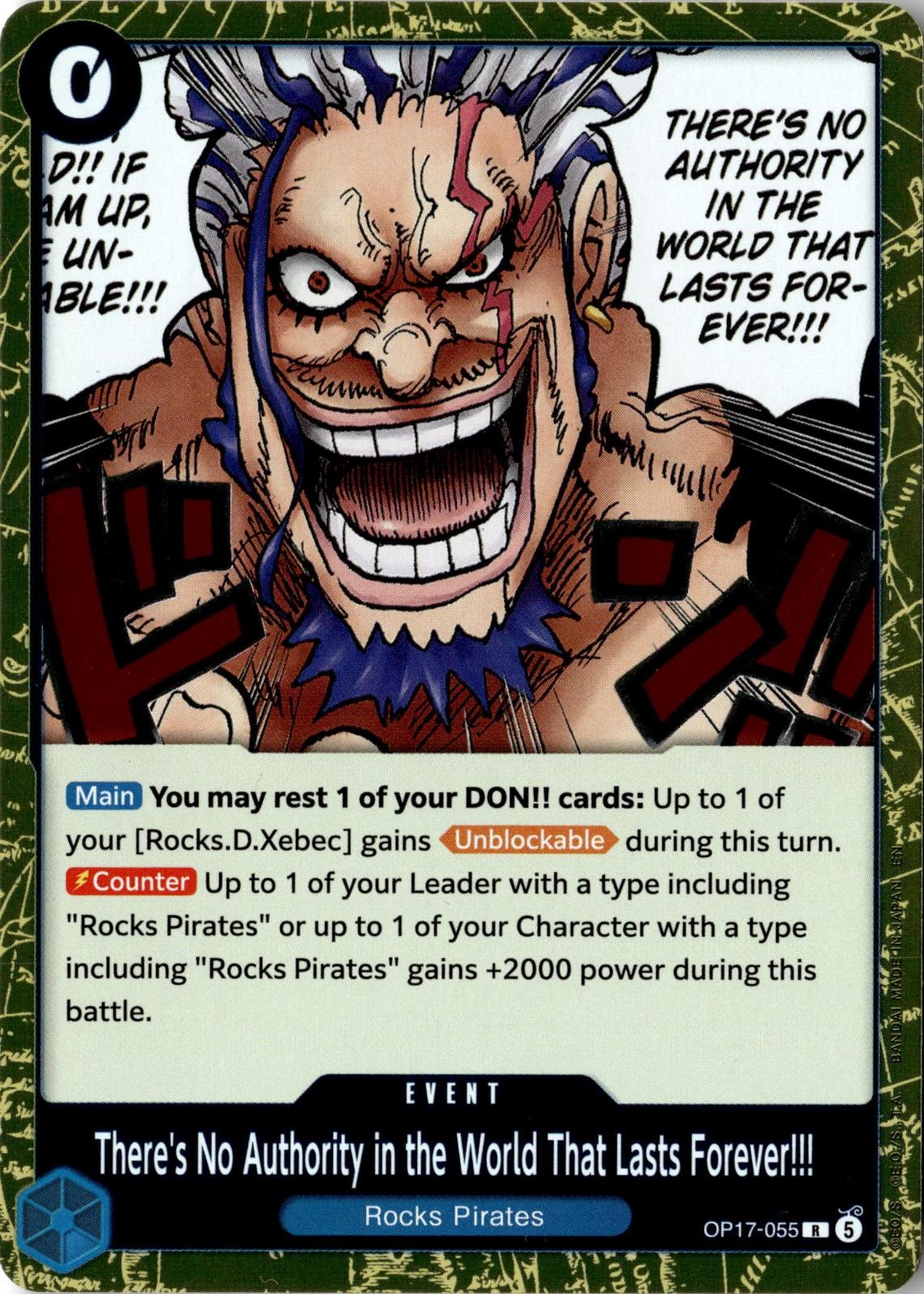 ONE PIECE OP17-055 THE WORLD'S STRONGEST WARRIORS FOIL NM