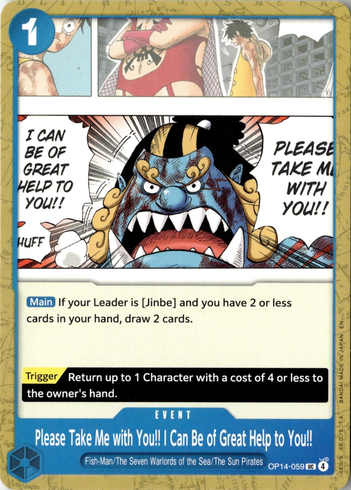 ONE PIECE PLEASE TAKE ME WITH YOU! OP14-059 THE AZURE SEA'S SEVEN NM