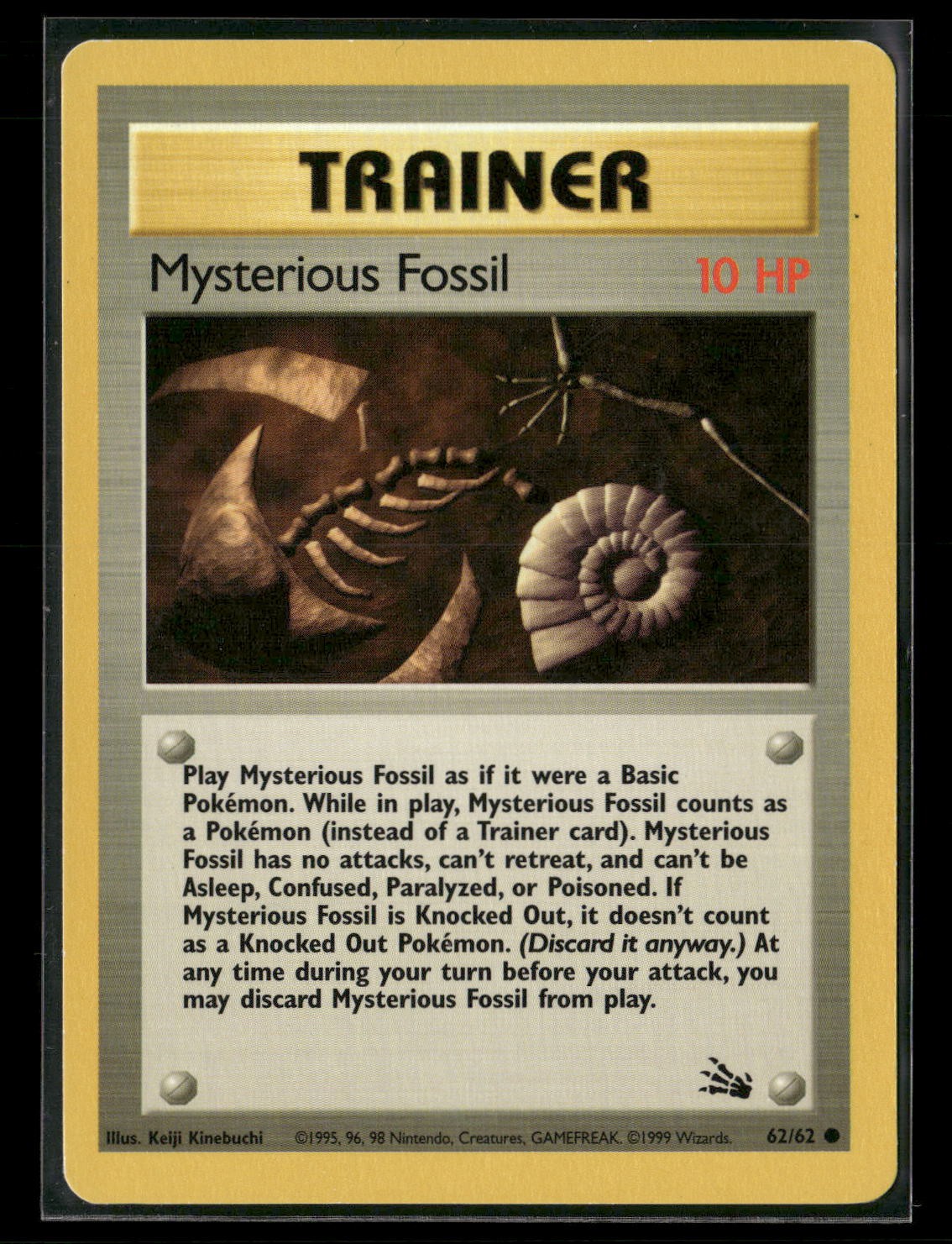 Mysterious Fossil Unlimited Common Fossil 62/62 NM