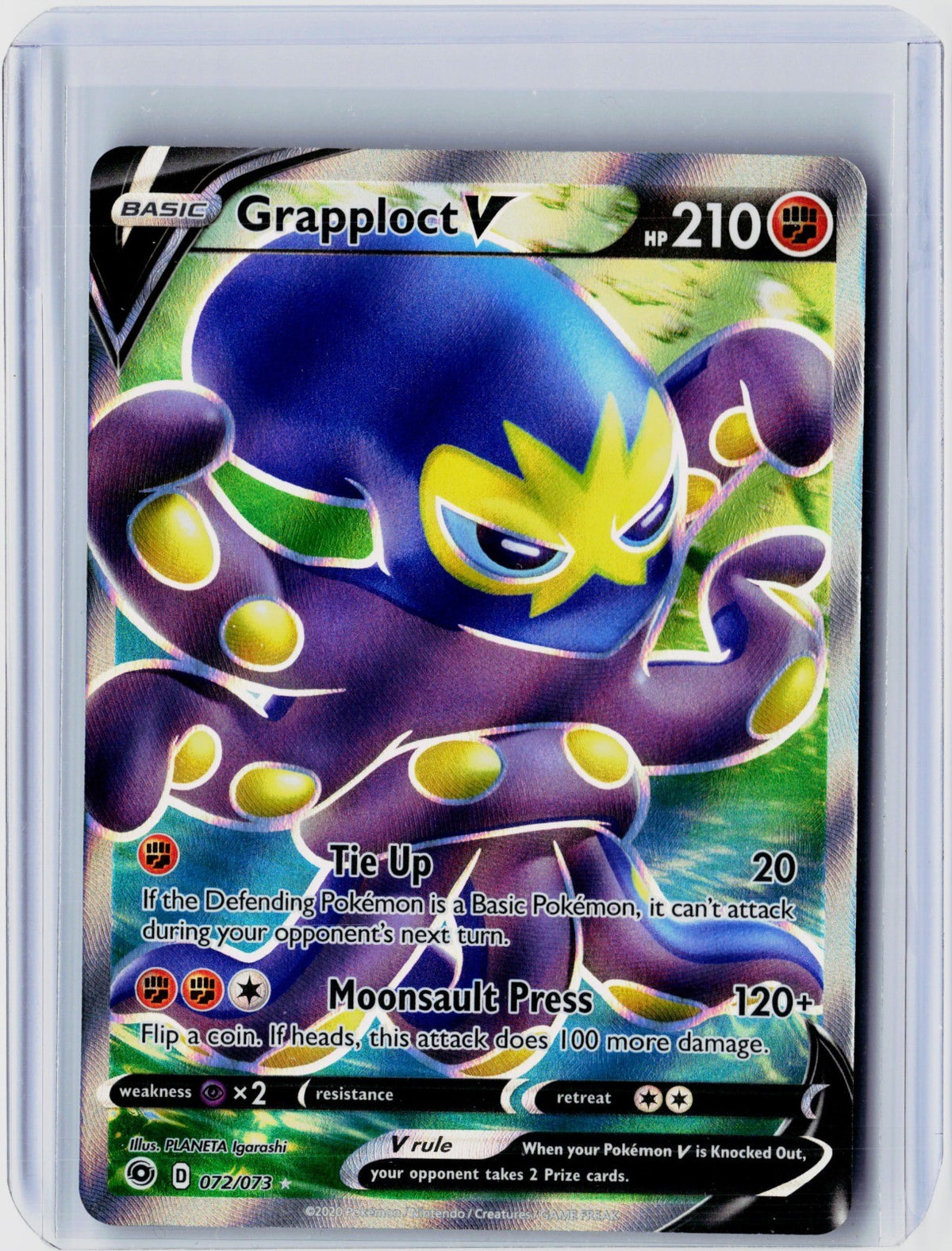 Grapploct V (Full Art) Holo Ultra Rare Champion's Path 72/73 NM