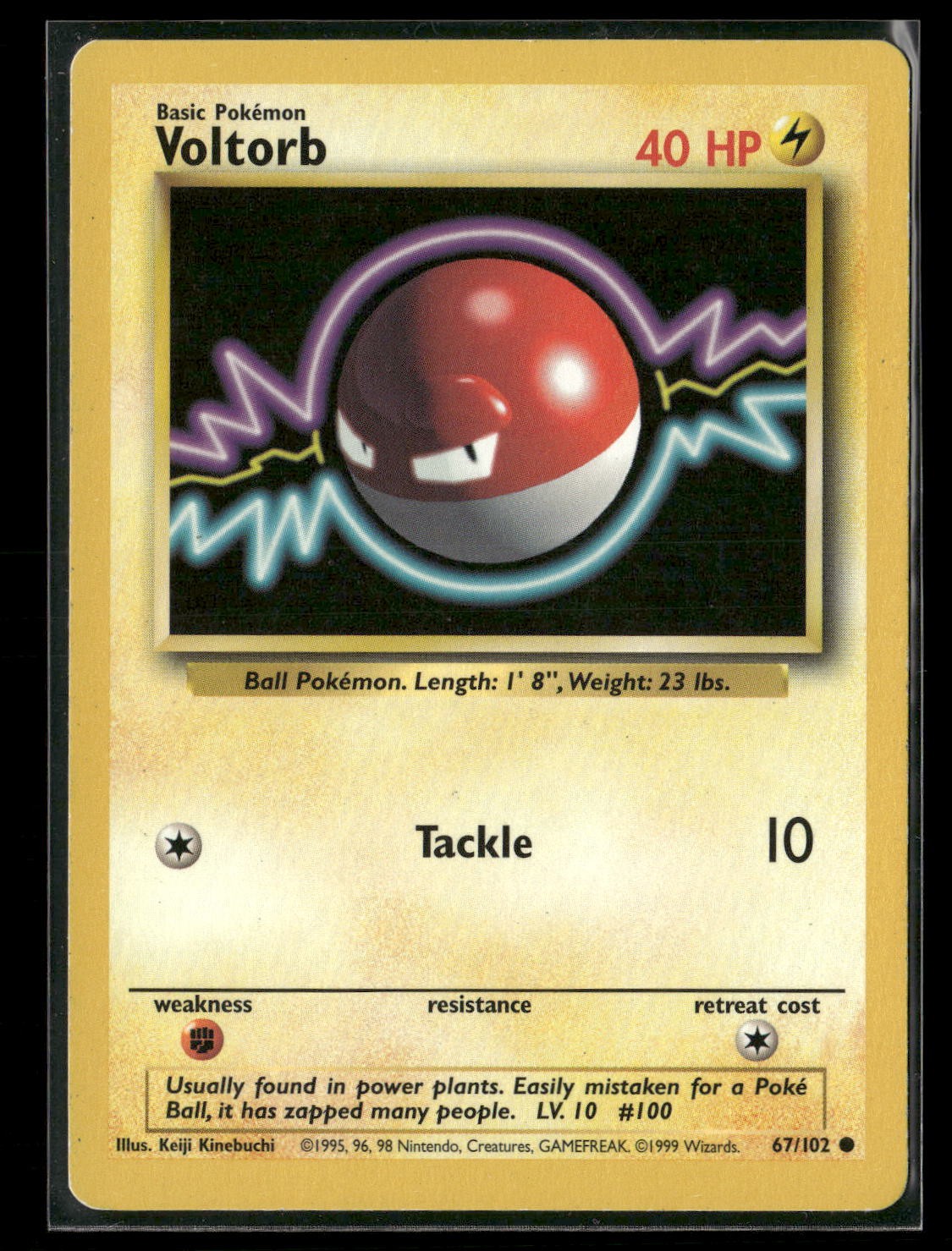 Voltorb Common Base Set 067/102 LP