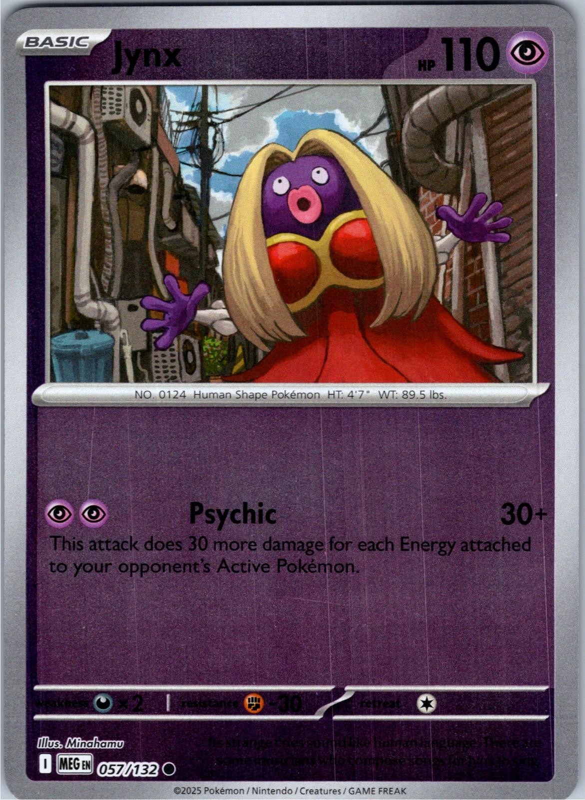 Jynx 057/132 Common Mega Evolution Pokemon Lightly Played