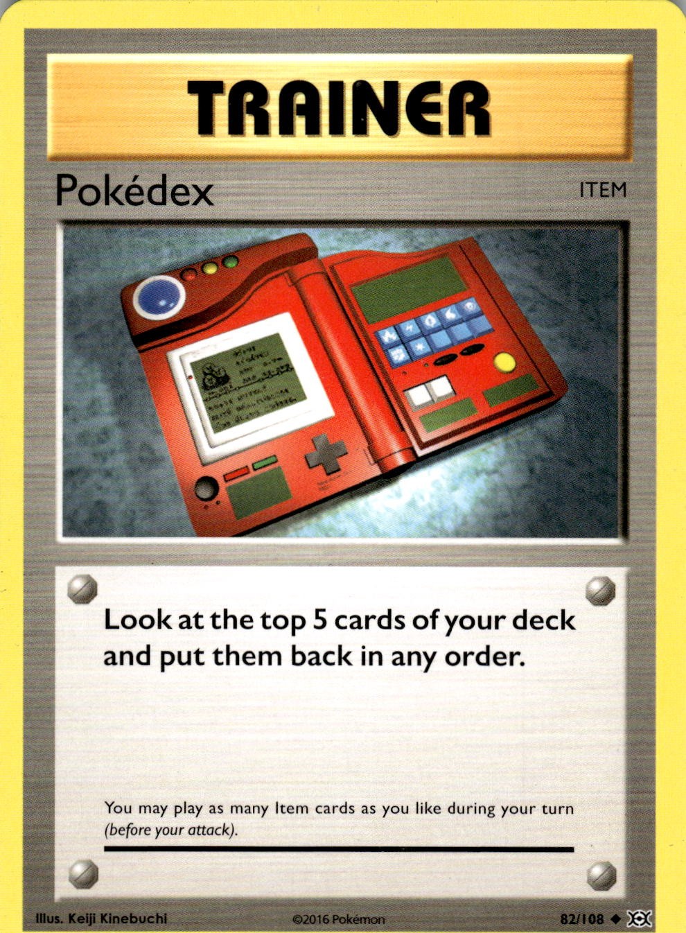 Pokedex 82/108 Uncommon Evolutions Pokemon Near Mint