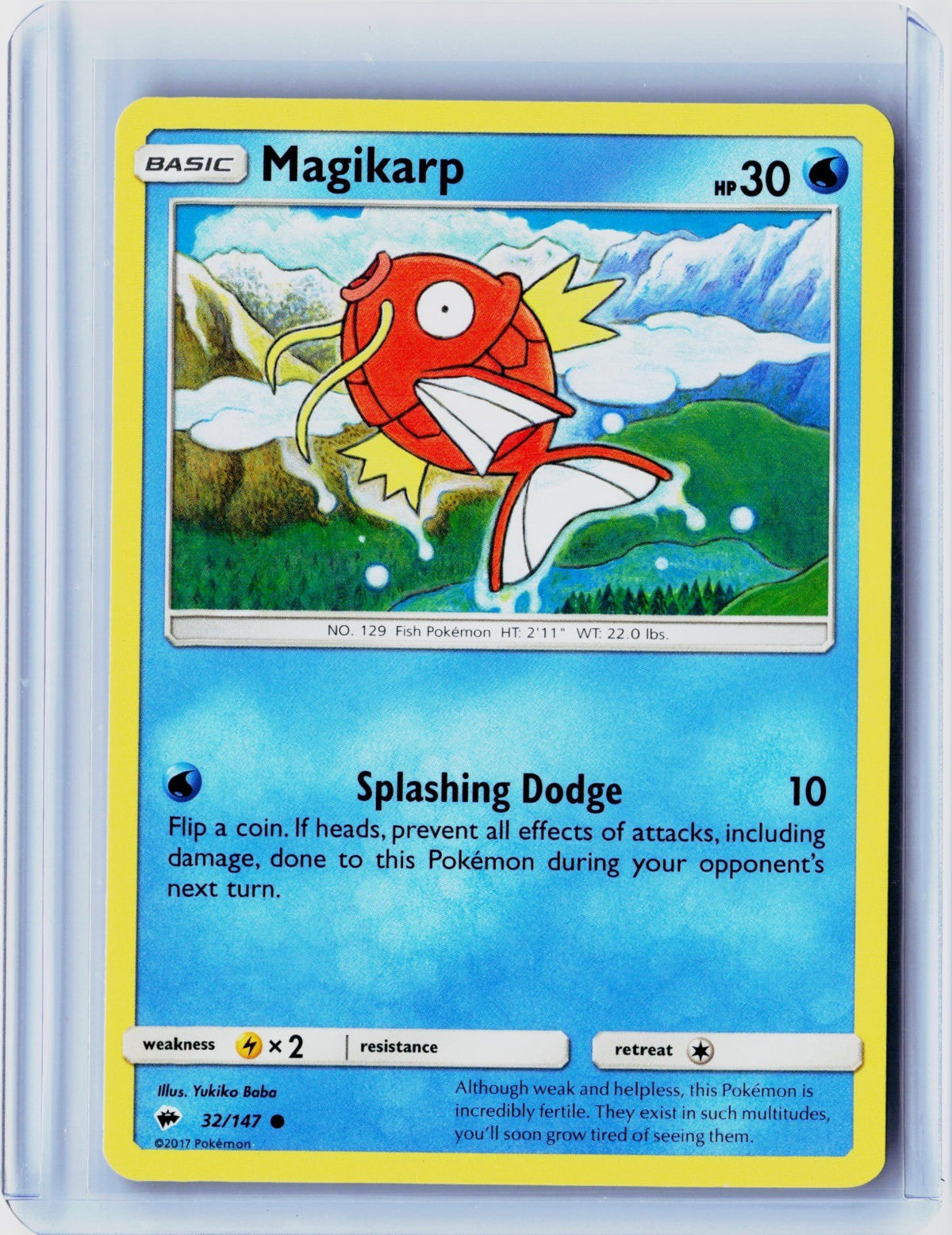 Magikarp Common SM - Burning Shadows 32/147 NM