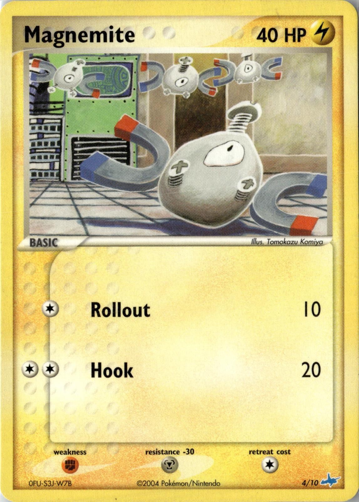 2004 POKEMON MAGNEMITE 4/10 EX TRAINER KIT LATIOS NEAR MINT