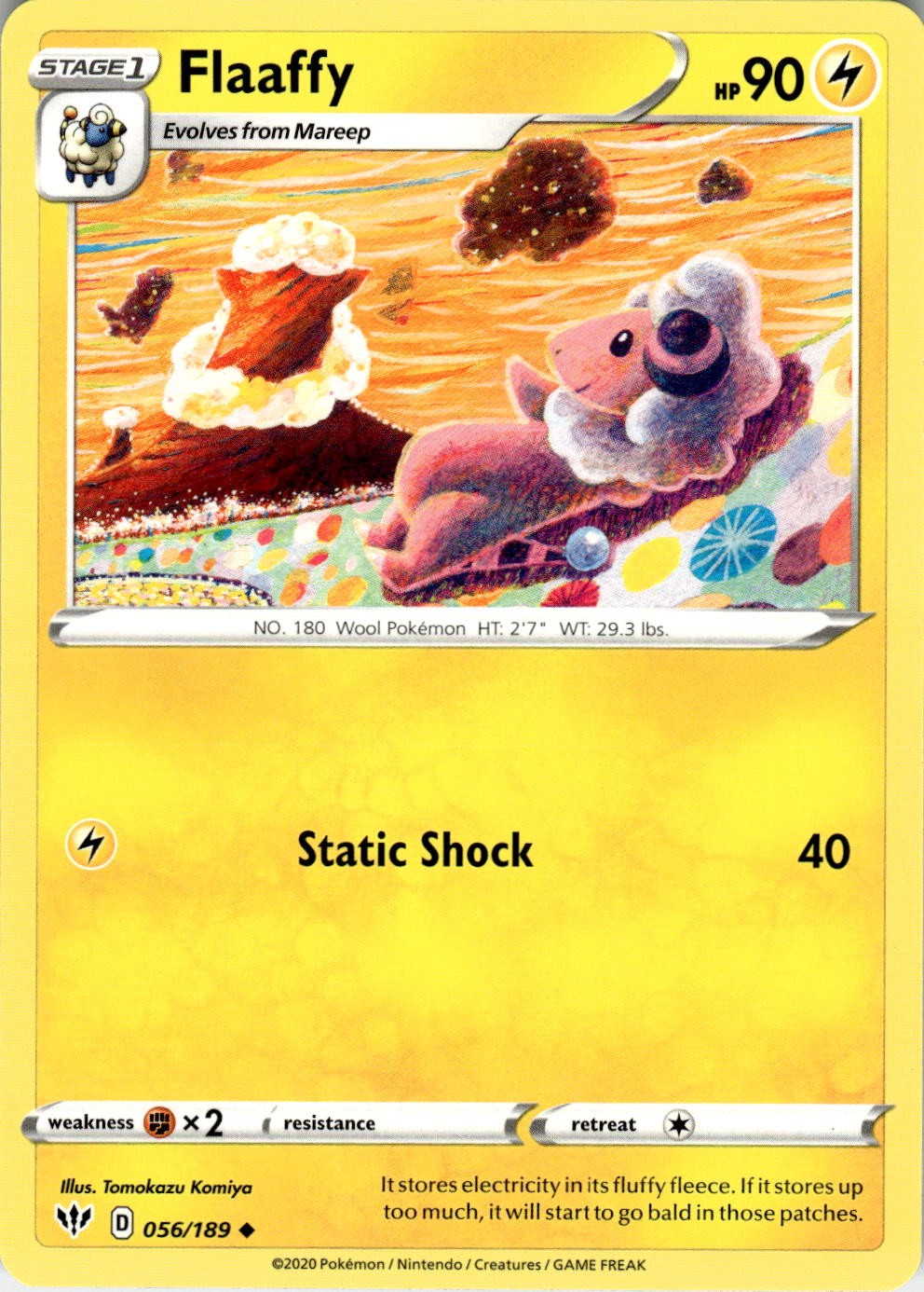 Flaaffy 056/189 Uncommon Darkness Ablaze Pokemon Lightly Played