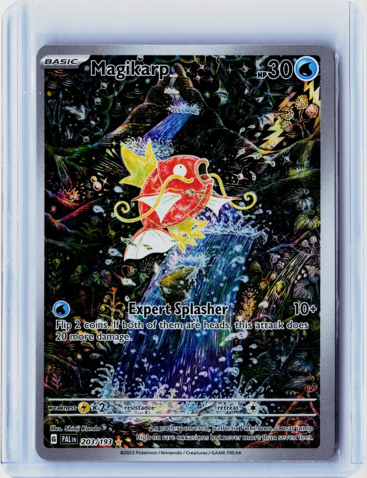 Magikarp Holo Illustration Rare SV02: Paldea Evolved 203/193 NM