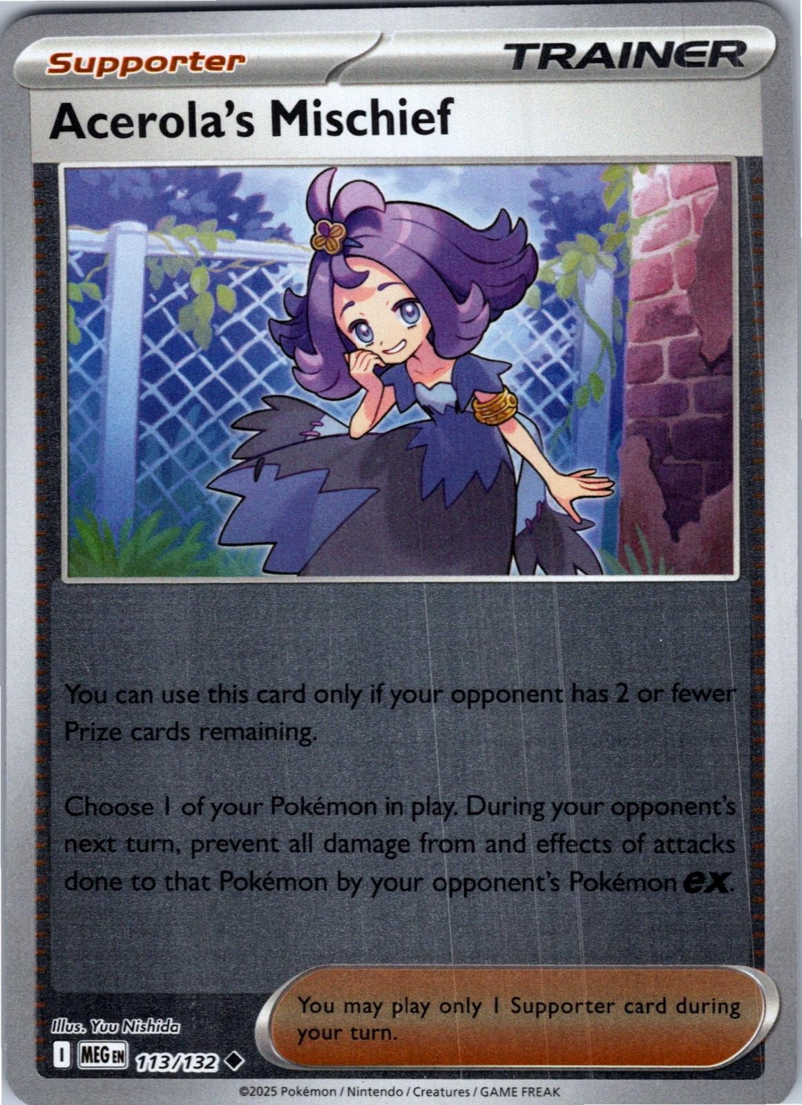 Acerola's Mischief 113/132 Uncommon Prize Pack Series Cards Pokemon LP
