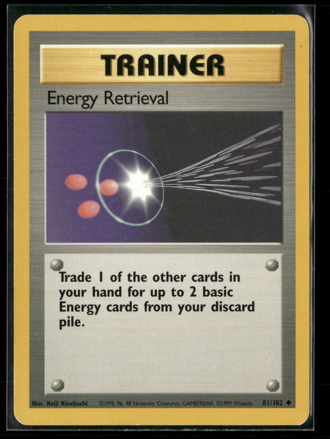 Energy Retrieval Uncommon Base Set 081/102 NM