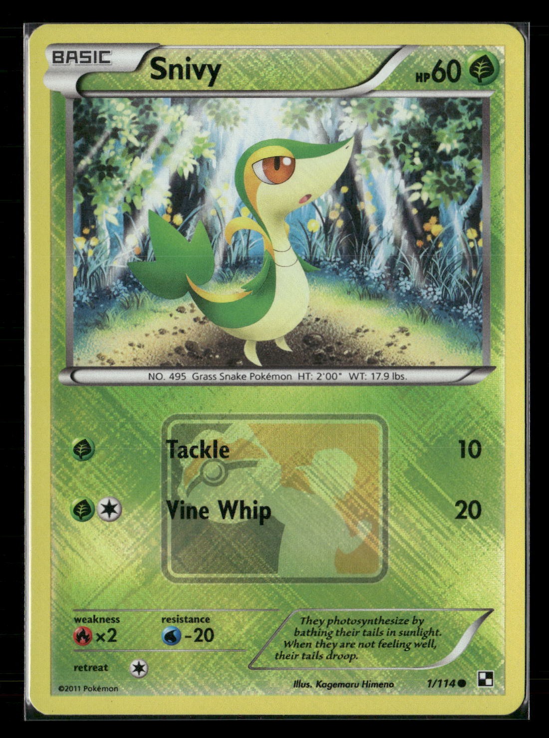 Snivy (League Promo) Reverse Holo Promo League & Championship Cards 001/114 NM