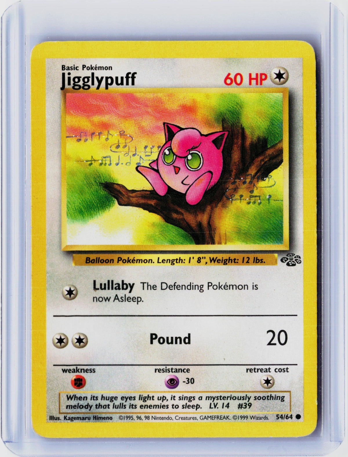 Jigglypuff Unlimited Common Jungle 54/64 NM