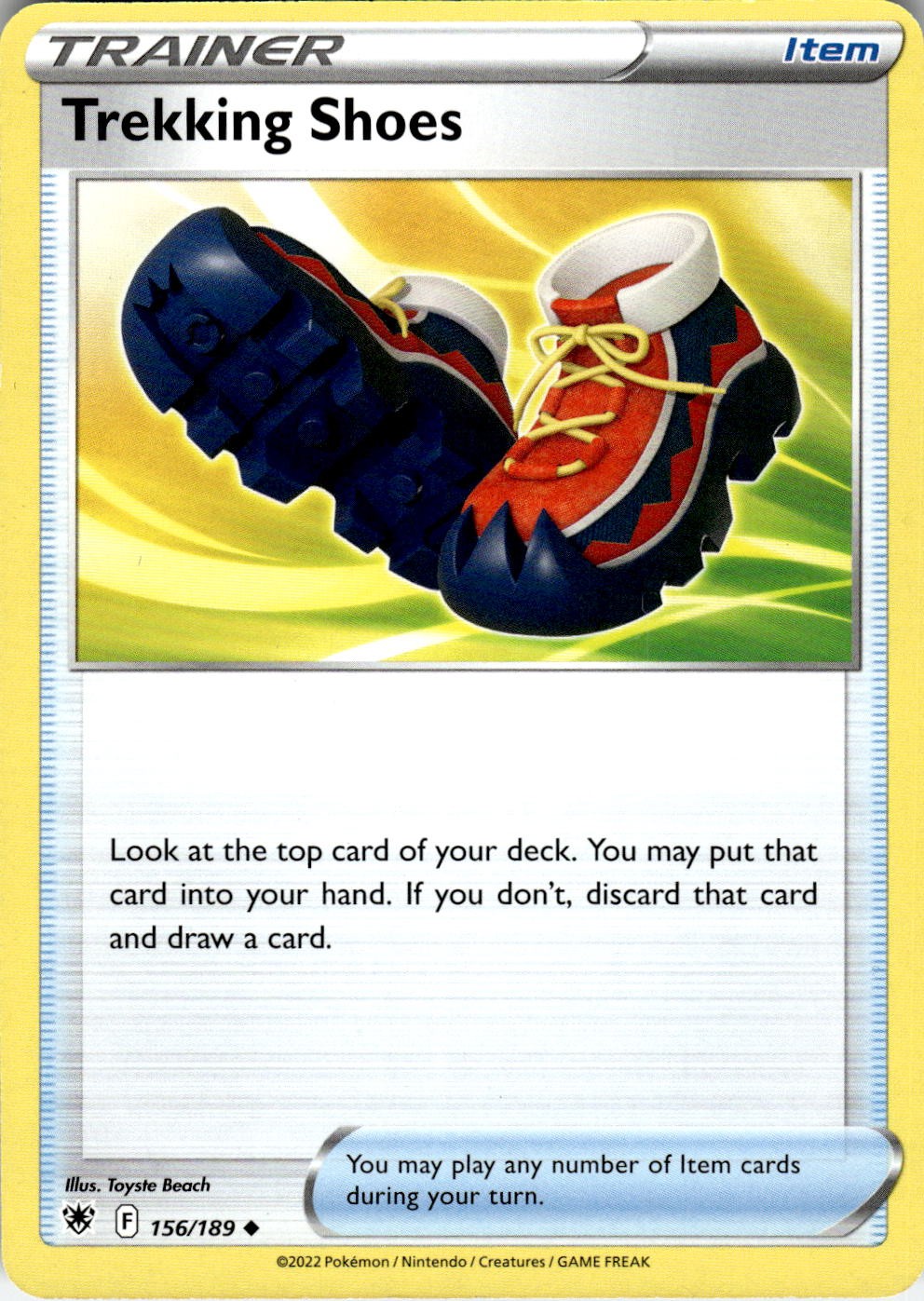 Trekking Shoes 156/189 Uncommon Astral Radiance Pokemon Near Mint