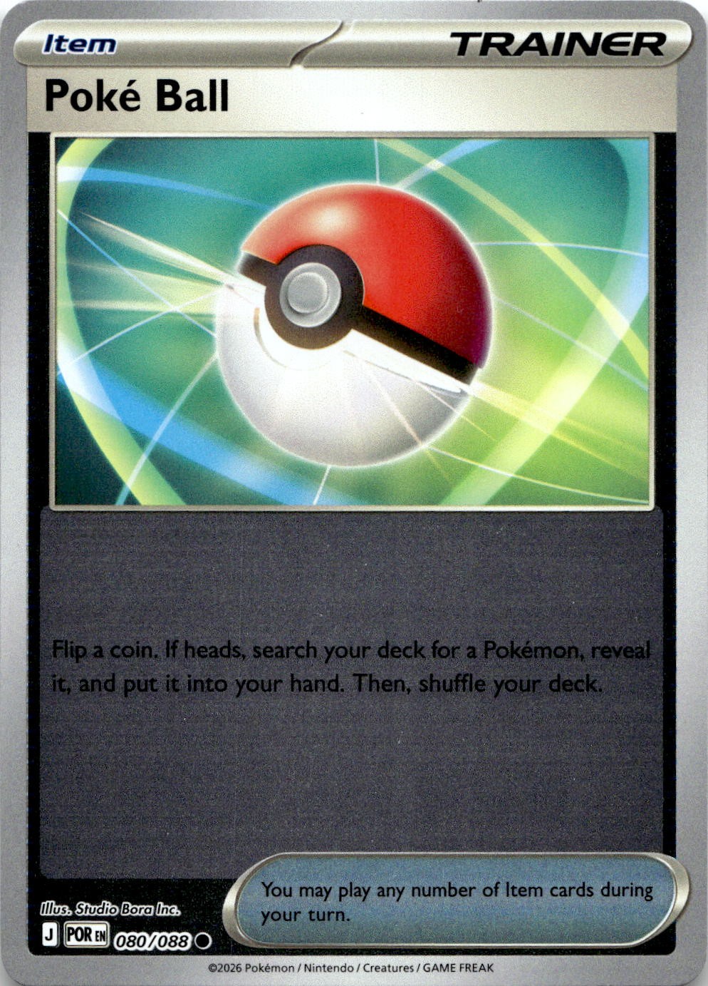 Poke Ball 080/088 Common Perfect Order Pokemon Reverse Holo Near Mint