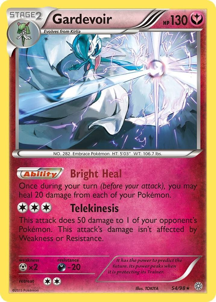 Gardevoir Reverse Holo Holo Rare XY - Ancient Origins 54/98 NM