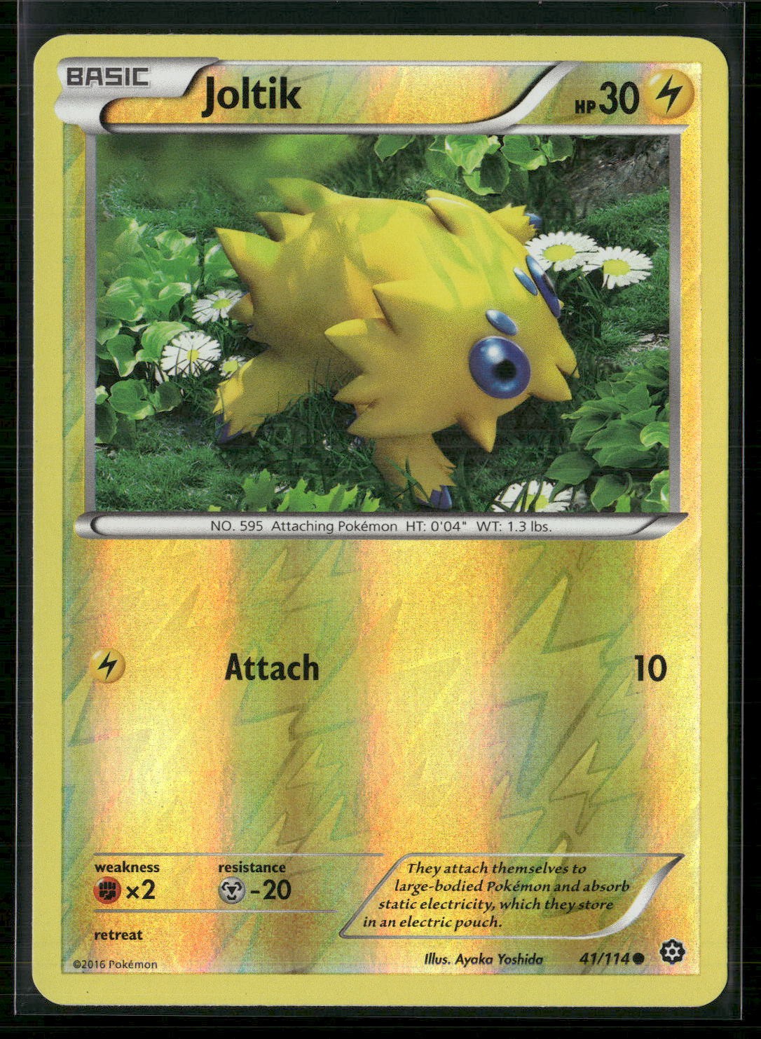 Joltik Reverse Holo Common XY - Steam Siege 41/114 NM