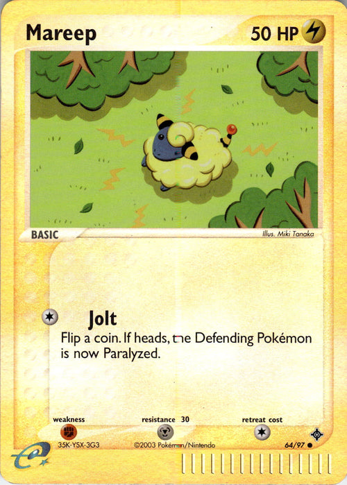 2003 POKEMON MAREEP 64/97 COMMON DRAGON NEAR MINT