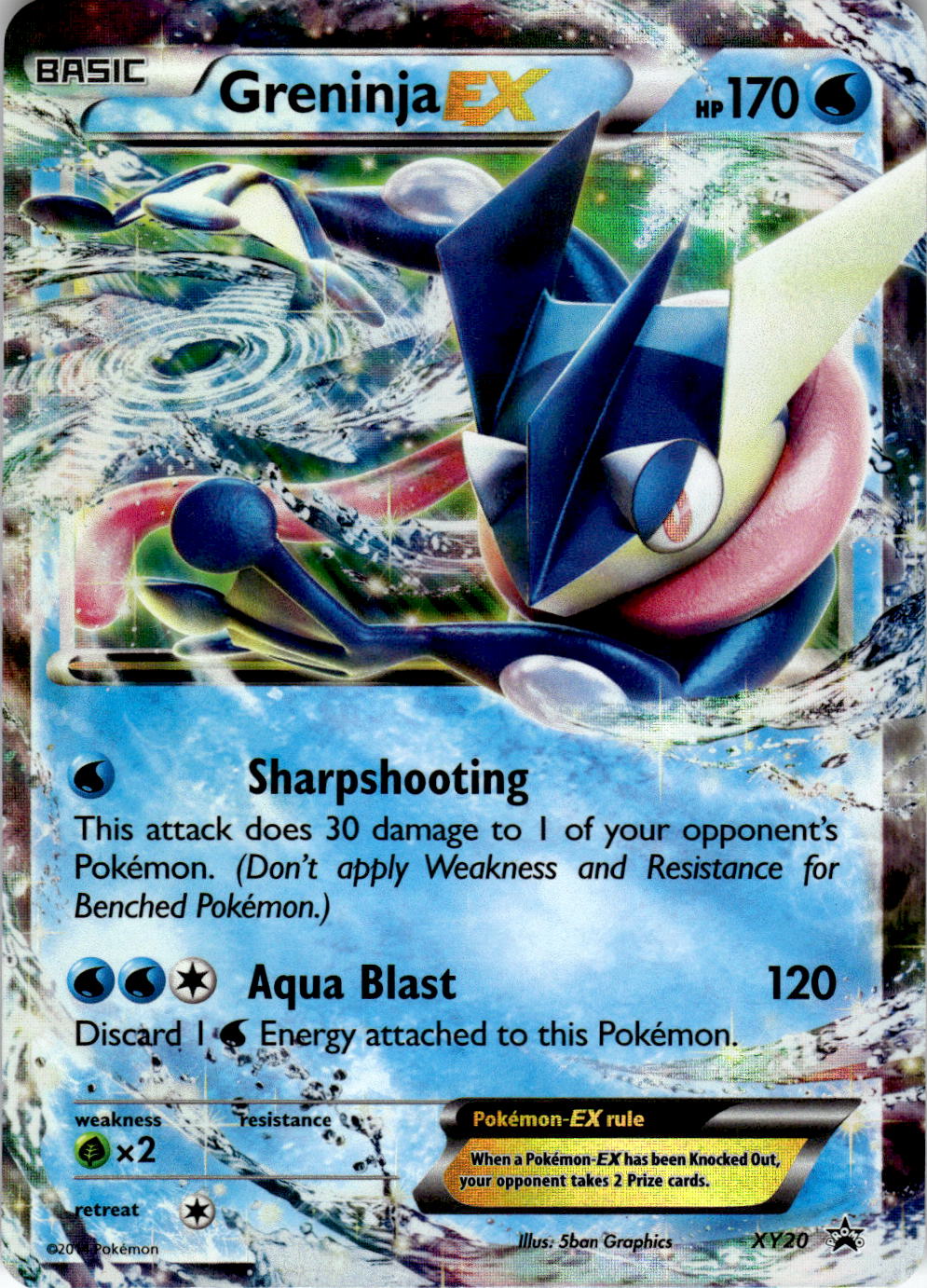 POKEMON GRENINJA EX XY20 HOLO PROMO XY PROMO NEAR MINT
